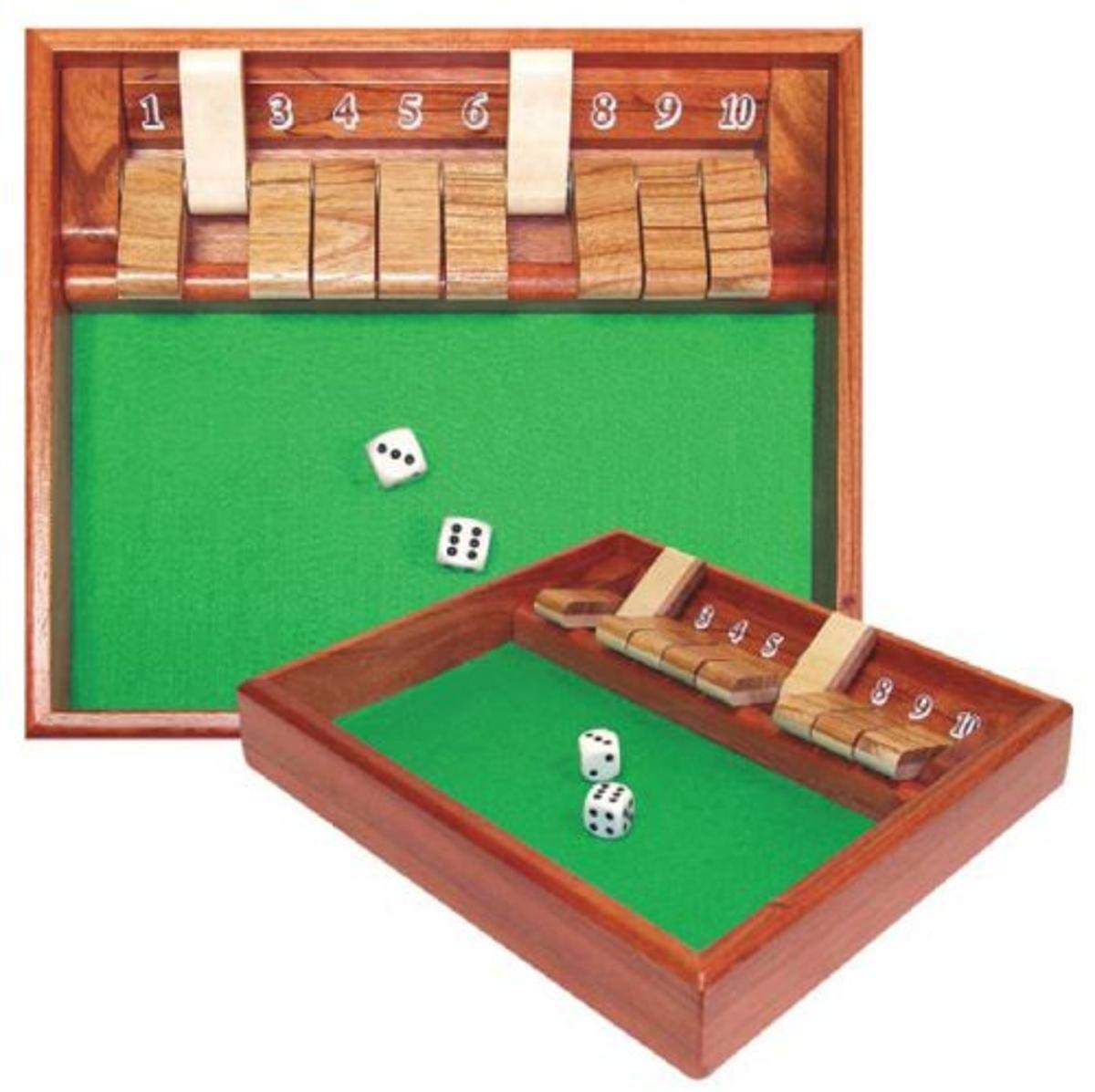 Trademark Poker Shut The Box Game, 10 Numbers