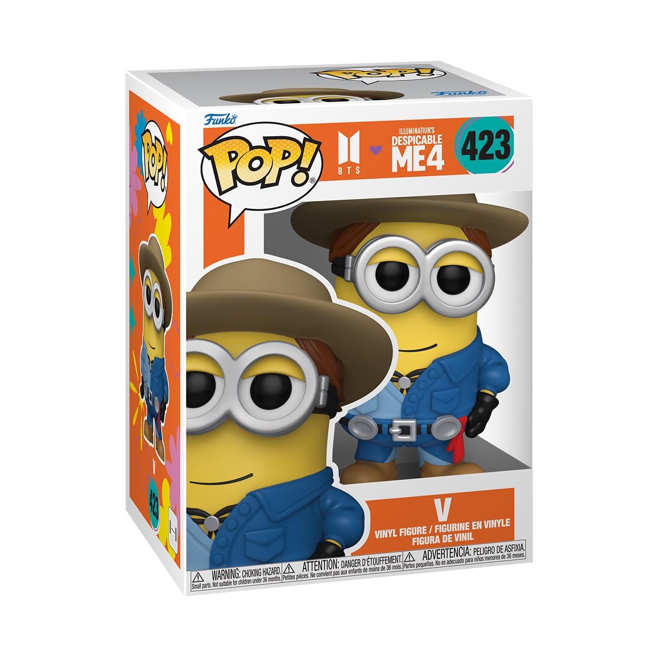 Funko POP! Rocks: Minions X BTS - V - BTS + Minions - Collectable Vinyl Figure - Gift Idea - Official Merchandise - Toys for Kids & Adults - Movies, Music Fans - Model Figure for Collectors