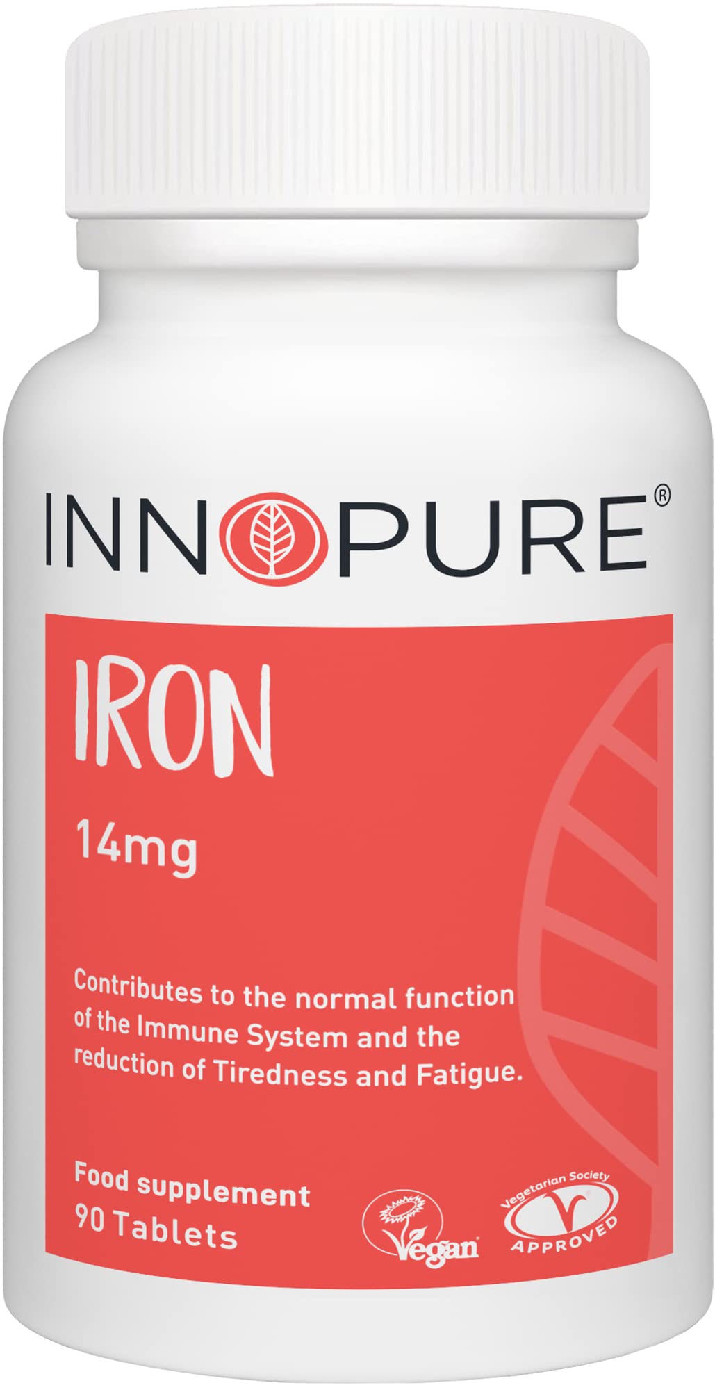 Iron Supplement For Energy & Immunity 3 Months Supply 90 Tablets