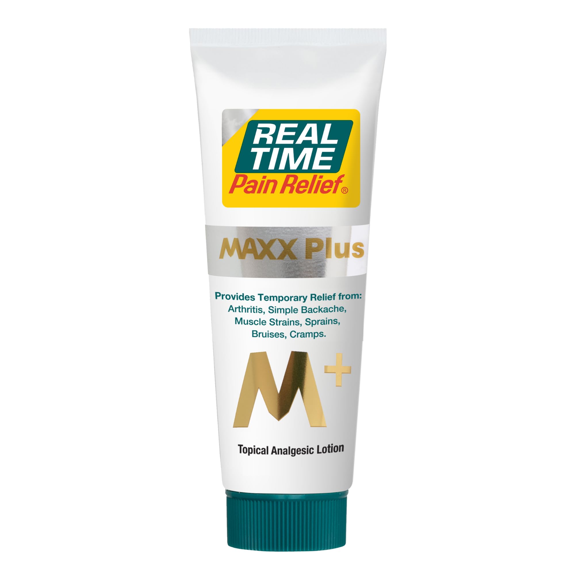 Real Time Pain ReliefMAXX Plus - 3oz Tube | Intensive Formula with 19 Natural Ingredients Including Hemp Oil | Fast-Acting Relief for Muscle Pain, Arthritis, Backaches, and More