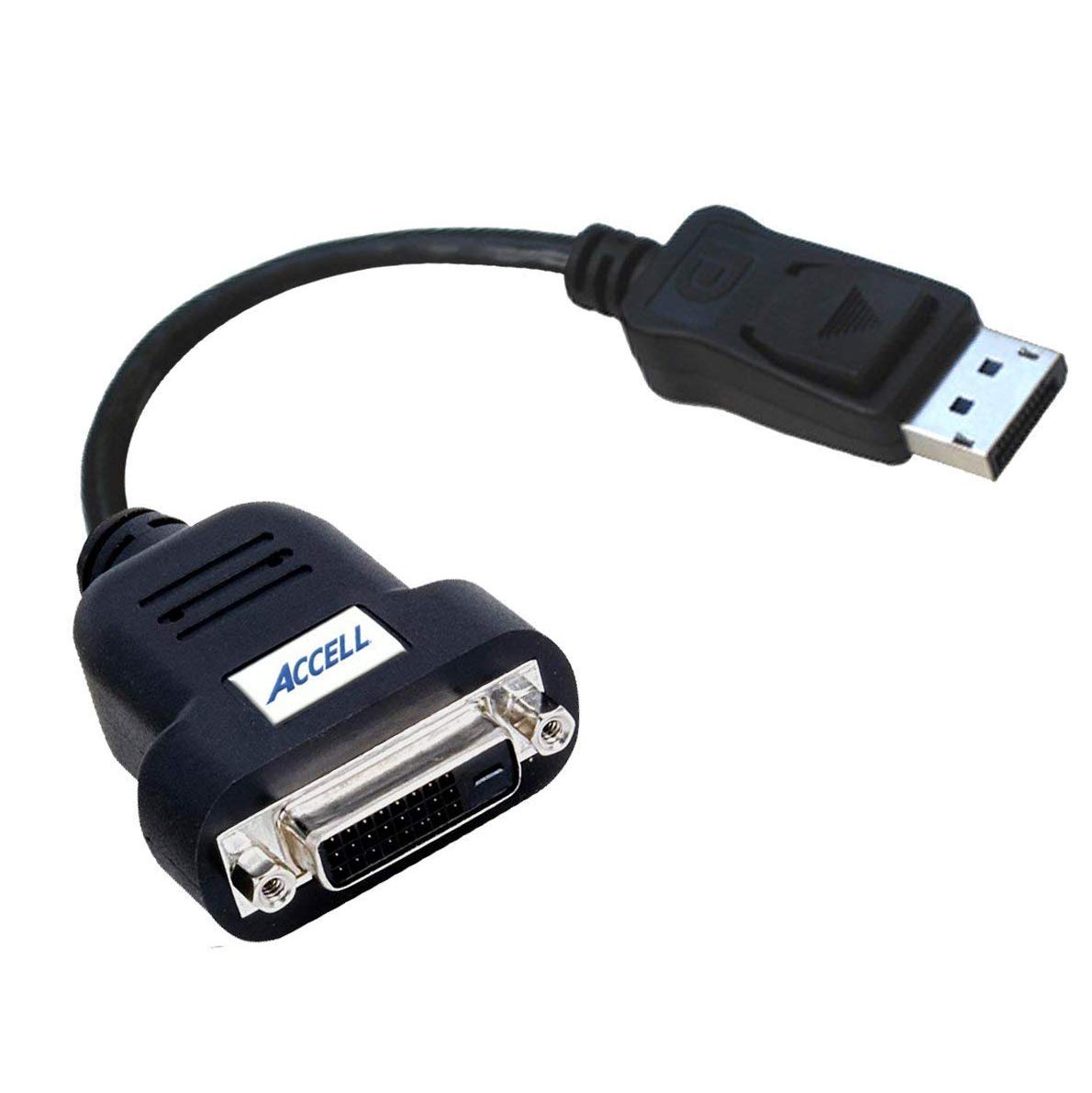 Accell DisplayPort to DVI-D Single-Link Active Adapter - 1920x1200 - AMD Eyefinity Certified - Poly Bag Package