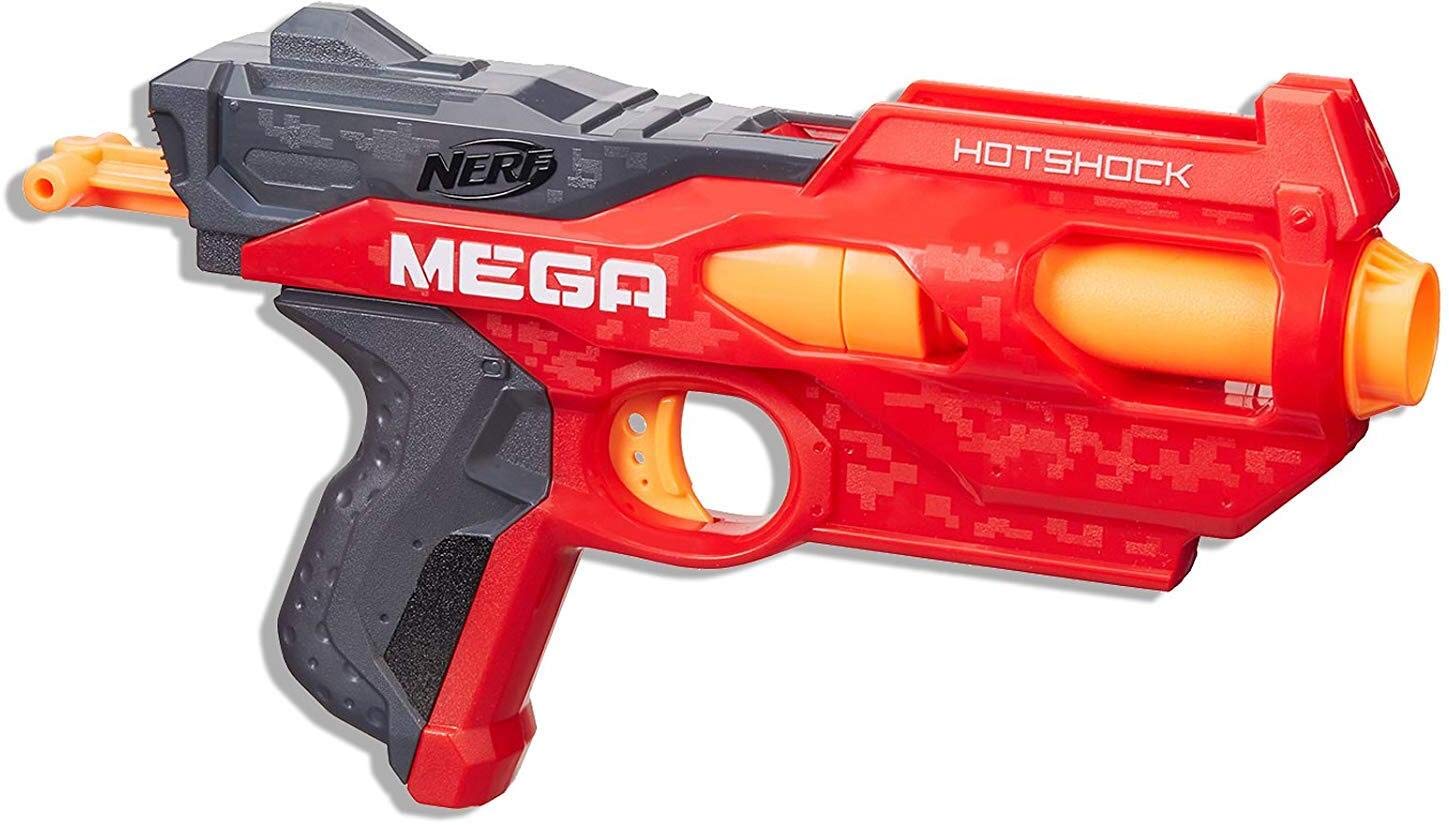 NERF B4969 N-Strike Hotshock Blaster Standard, Red