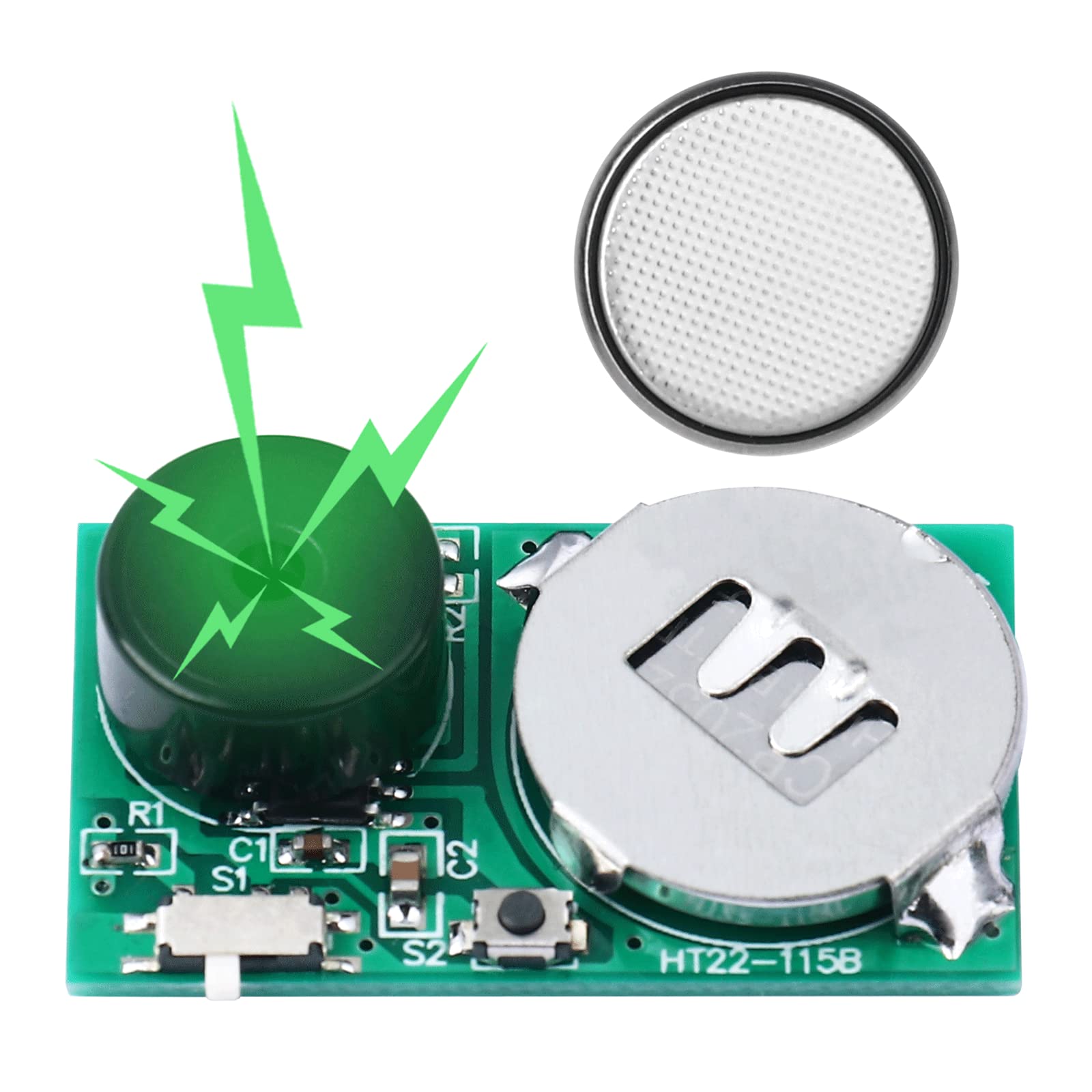 Prank Device,Mini PCB Lrritating Noisemaker,Prank Stuff That Won’t Stop Beeping for Long Time (style1)