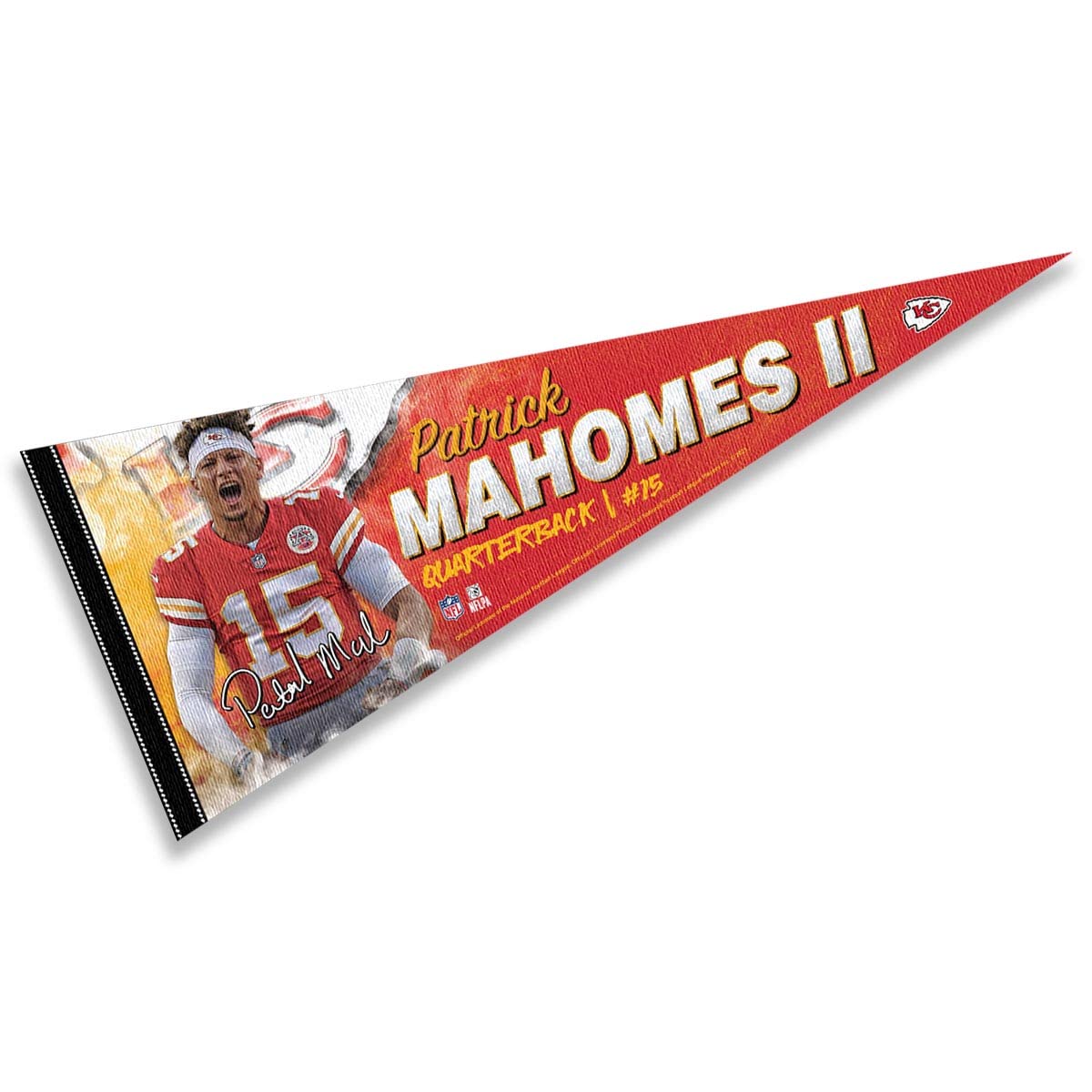 WinCraftKansas City Chiefs Mahomes Pennant Banner Flag