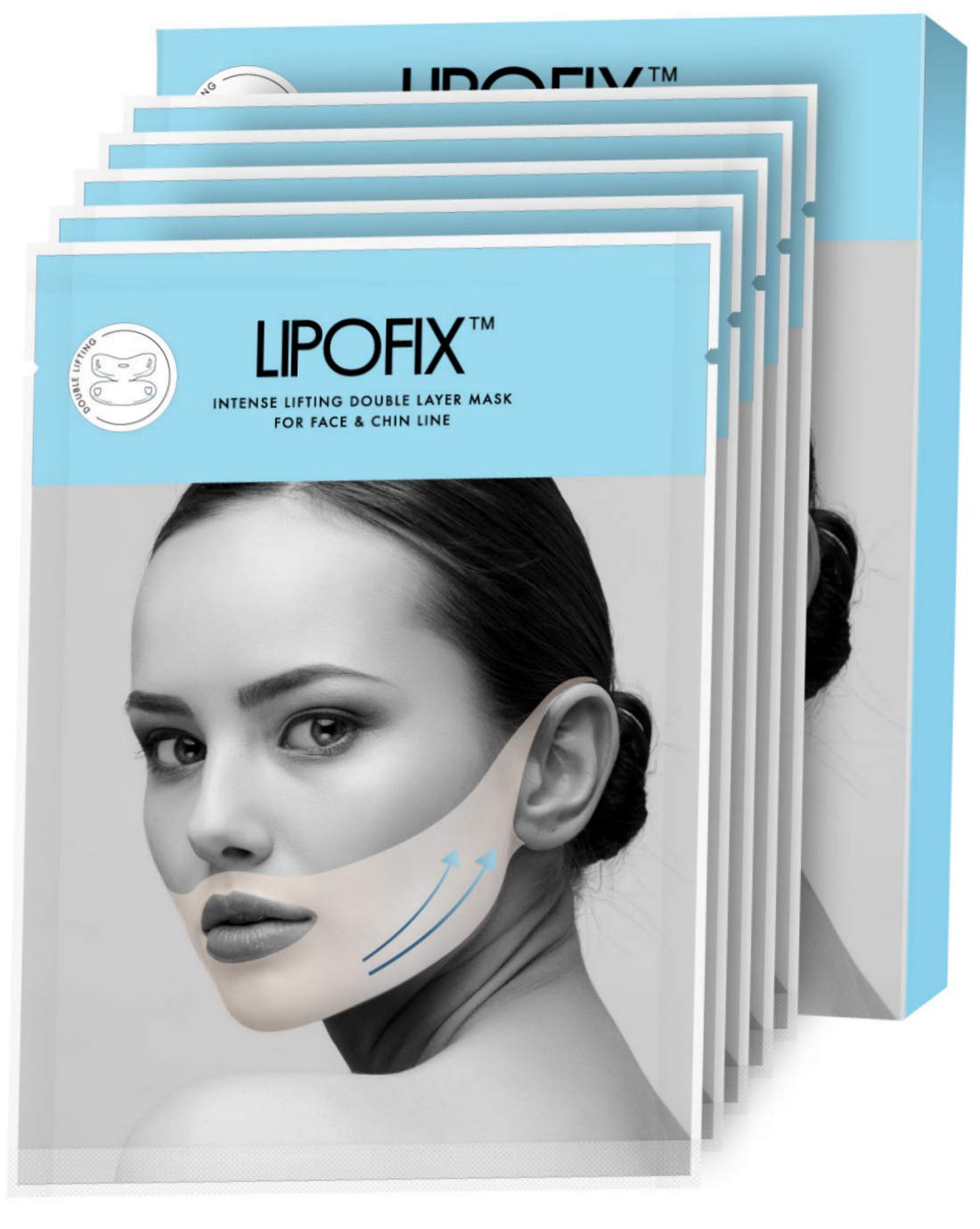 LIPOFIX Double Chin Reducer Intense Lifting Double Layer Mask 5 masks … …