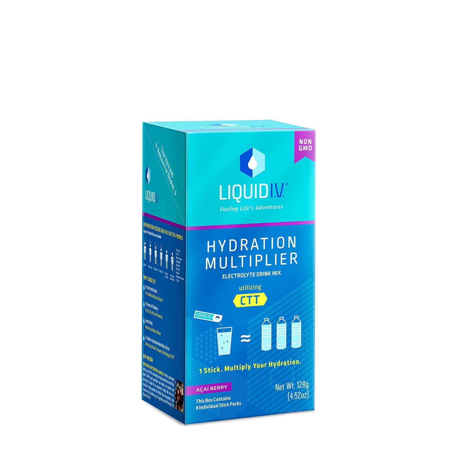 Liquid I.V. Hydration Multiplier Drink Mix - Acai Berry (8 Stick Packs)