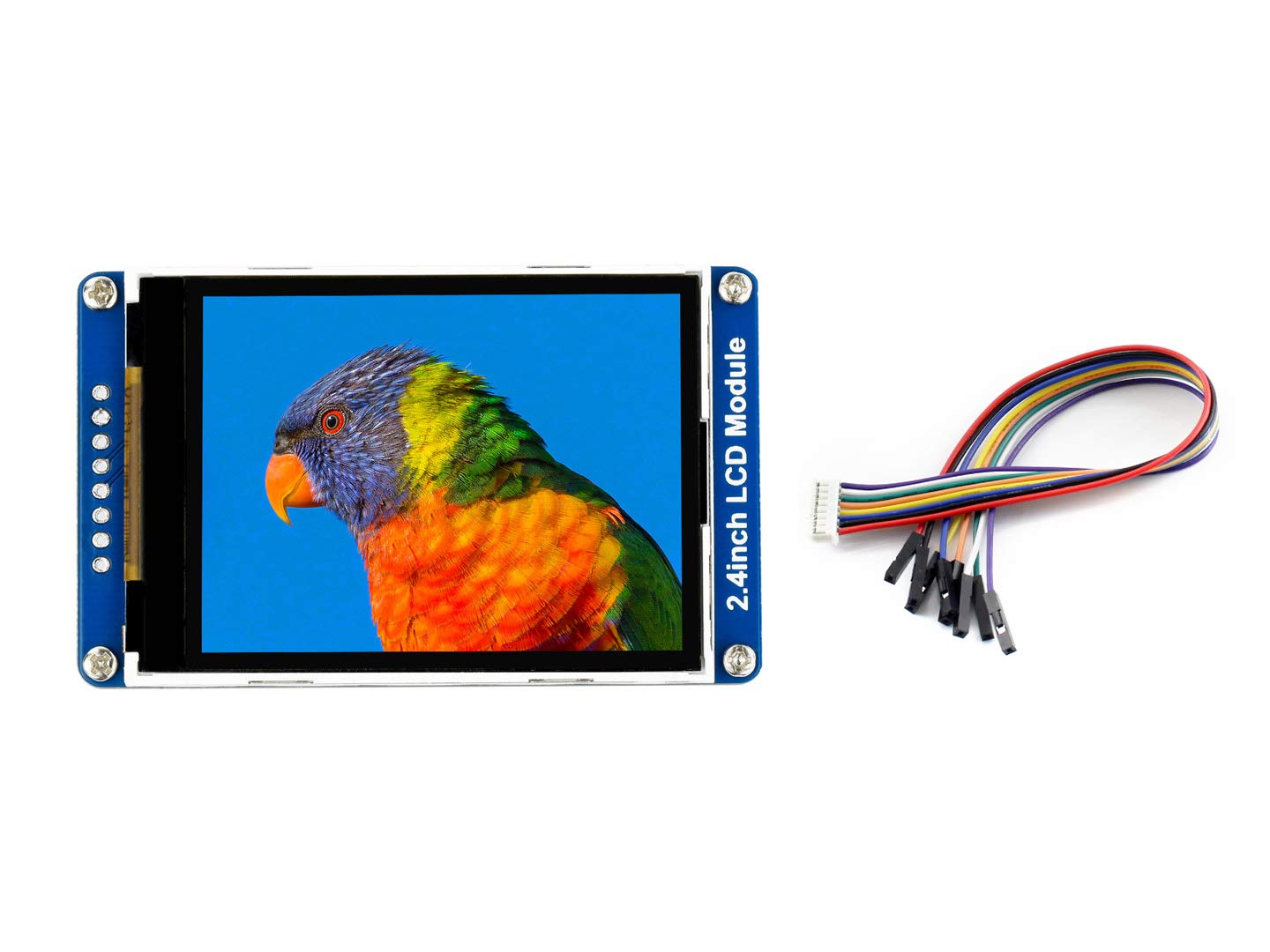 Waveshare 2.4inch LCD TFT Display Module Support 65K RGB Colors, 240×320 Resolution,with SPI Interface,Embedded ILI9341 Driver,Using SPI Bus