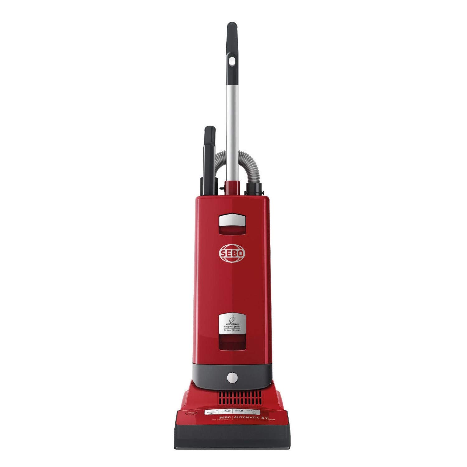 SEBO91503GB, Upright Vacuum Cleaner, RED, 890 W, 1.5 liters, 70 Decibeles