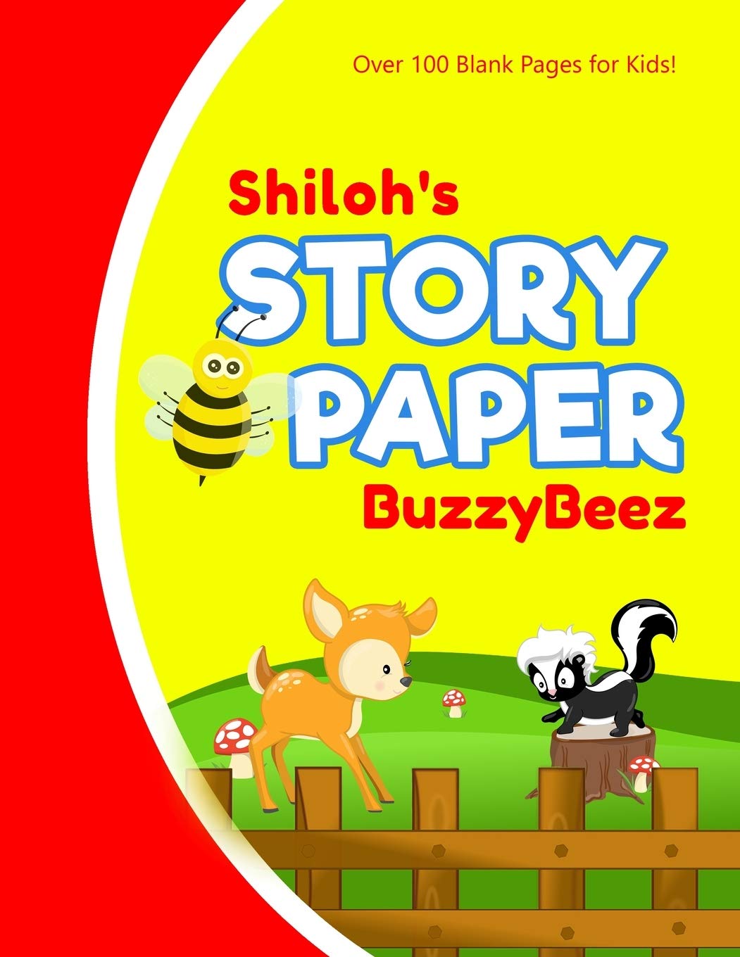 Shilohs: Story Book | Kids Large Blank Pre-K Primary Draw & Write Storybook Handwriting Paper | Drawing Tale Writing Practice Pages for Girls | Use ... Farm Farmland | Personalized Name Initial X