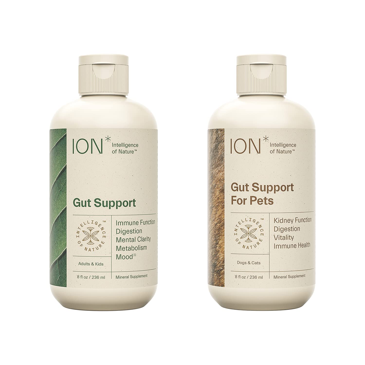 ION* Gut Support + ION* Pet Support (8oz Bundle)