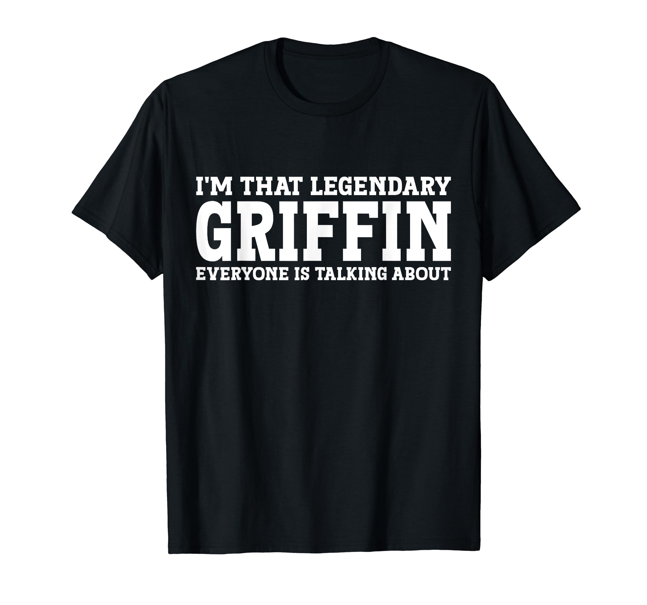 Griffin Surname Funny Team Family Last Name Griffin T-Shirt