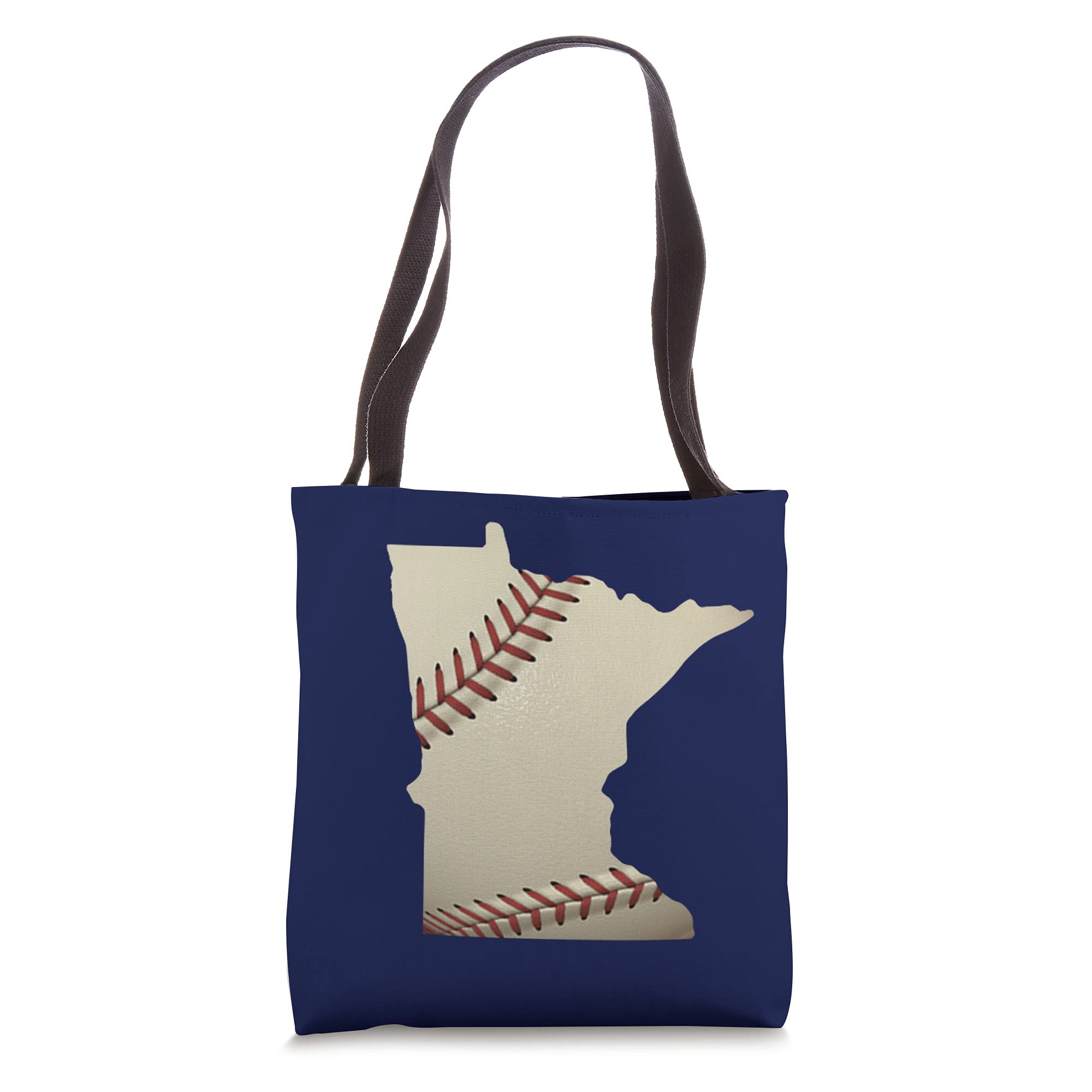 Twin Cities Fastball Strike ZoneMinnesota Baseball State Map Softball Love MN USA Fan Tote Bag