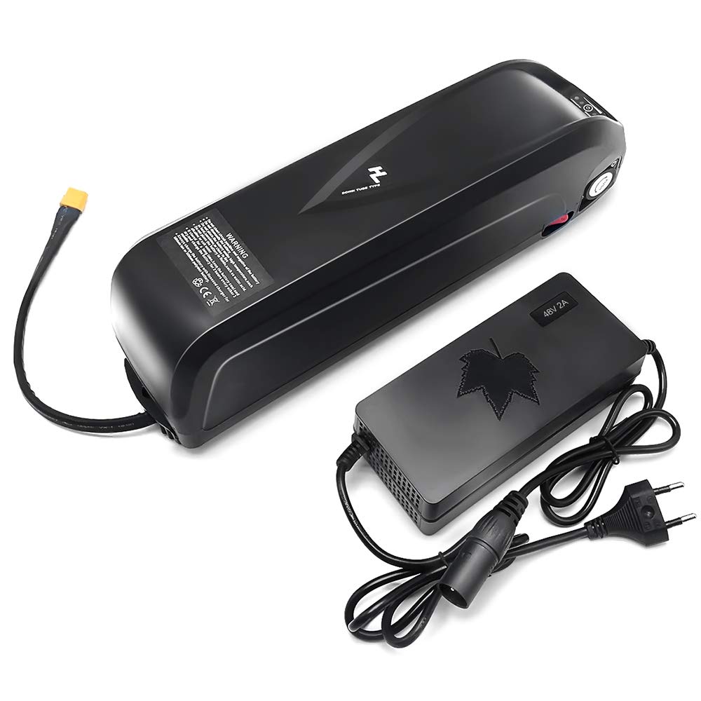 HJGHY 36V Ebike Battery 8AH 10AH 13AH 15AH 21AH Mountain Bike Lithium Li-ion Battery Pack with USB Port, 2A Charger, BMS for 200-750W Electric Bicycles Motor