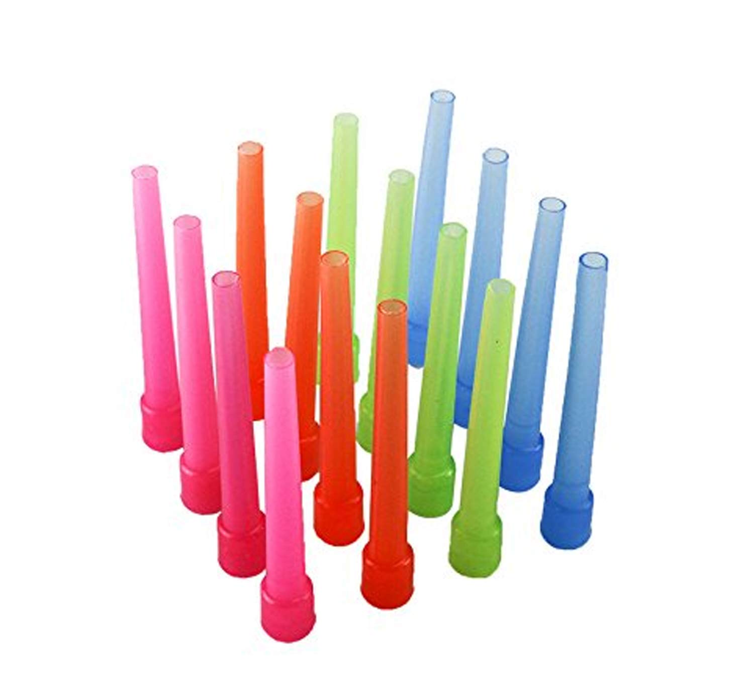 COCOYAYA 40pcs Disposable Hookah Mouthpiece Tube Accessories 95MM Length Multi Colour