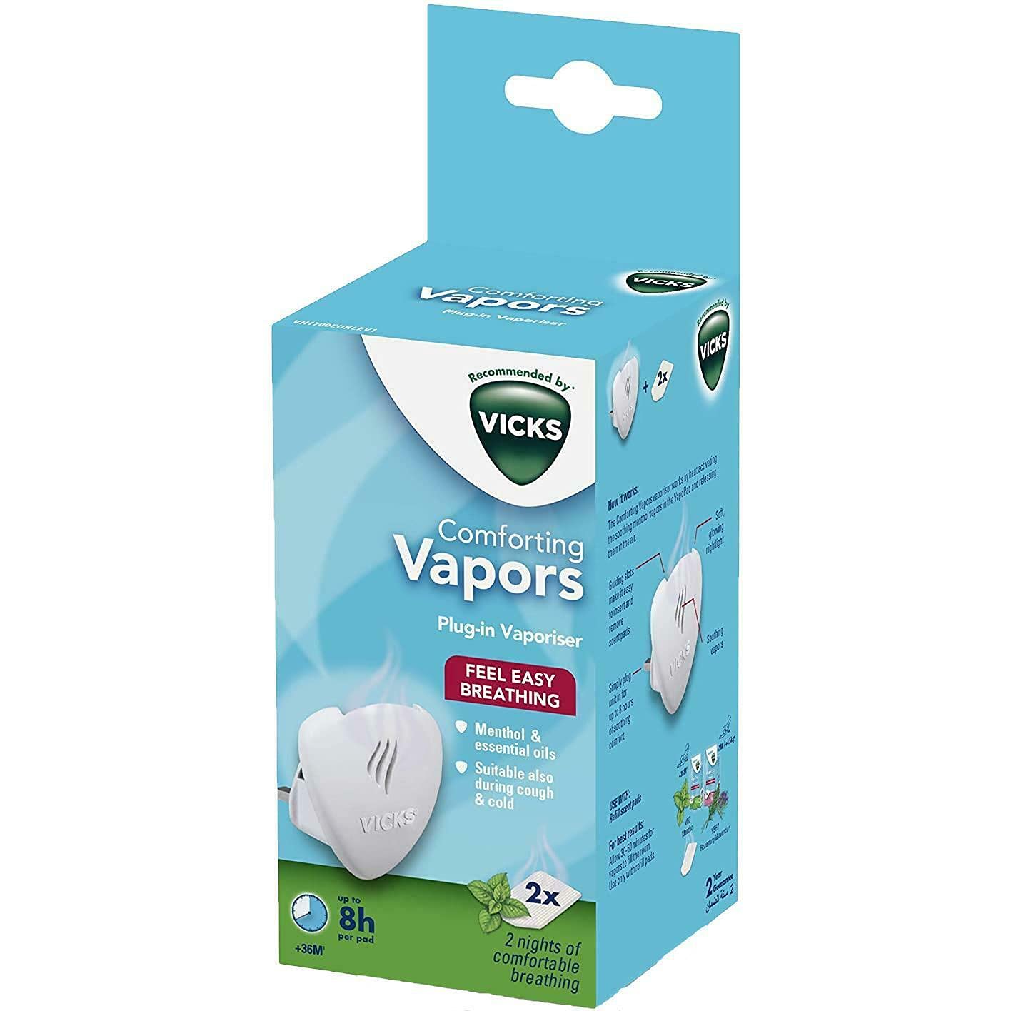 Vicks Vh 1700 E Comforting Vapours Plug In Vaporizer