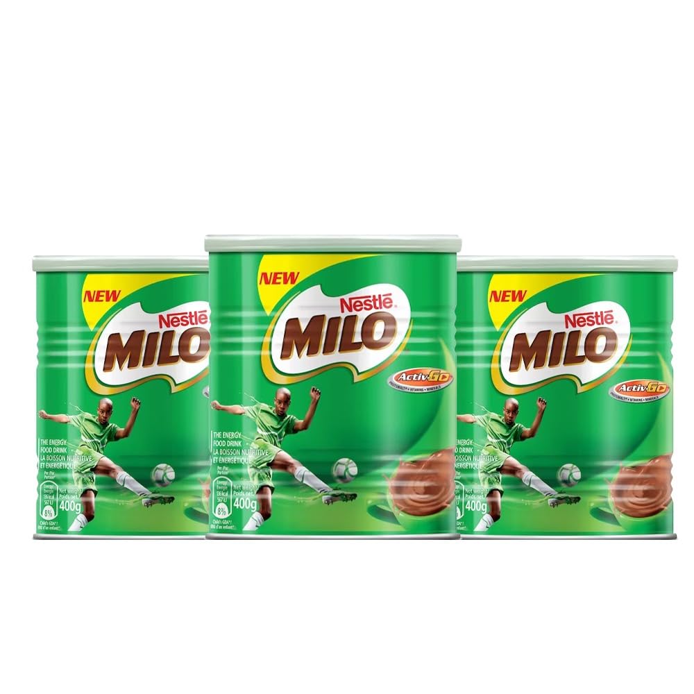 Nestle Milo | Activ go tin | 400g | Energy Drink | High Protein | Malt Drink(Pack of 3)