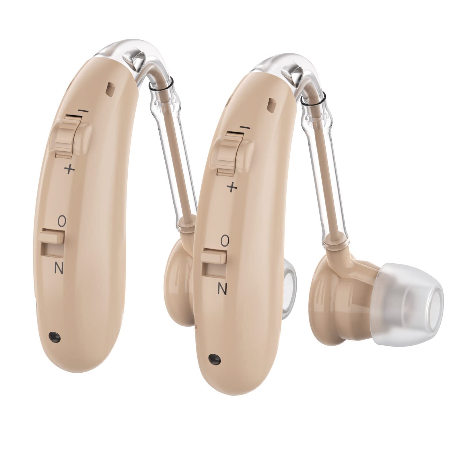 LapEasy Hearing Aids for Seniors Rechargeable with Noise Canceling, Hearing Amplifier for Adults, Sound Amplifier for Hearing Loss - in Ear - with Volume Control