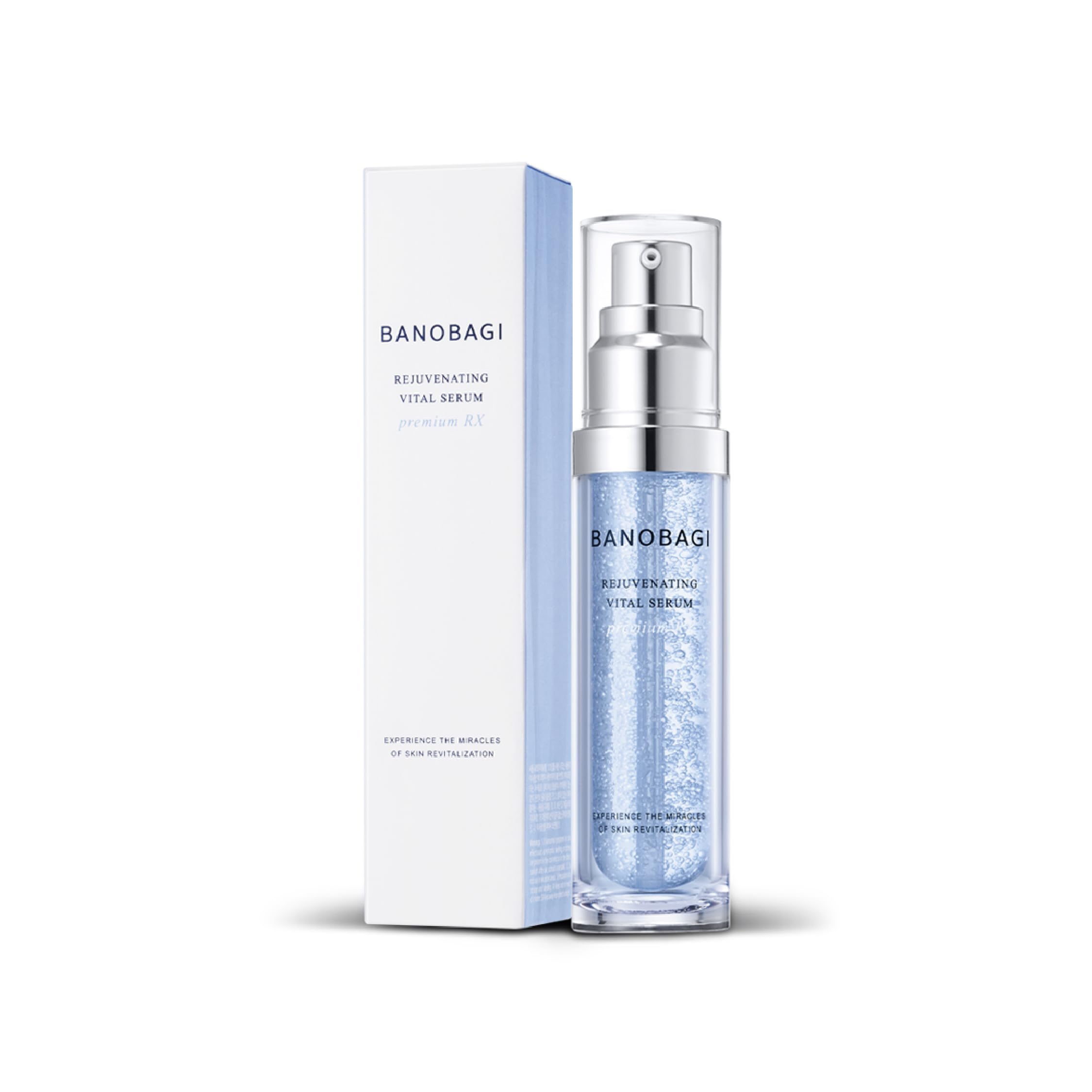 BANOBAGIRejuvenating Vital Anti Aging Serum for Face - Fine Lines & Wrinkle Removal bPDRN System with Hyaluronic Acid & Vitamin C – Korean Skincare 30ml - Korean Serum for face