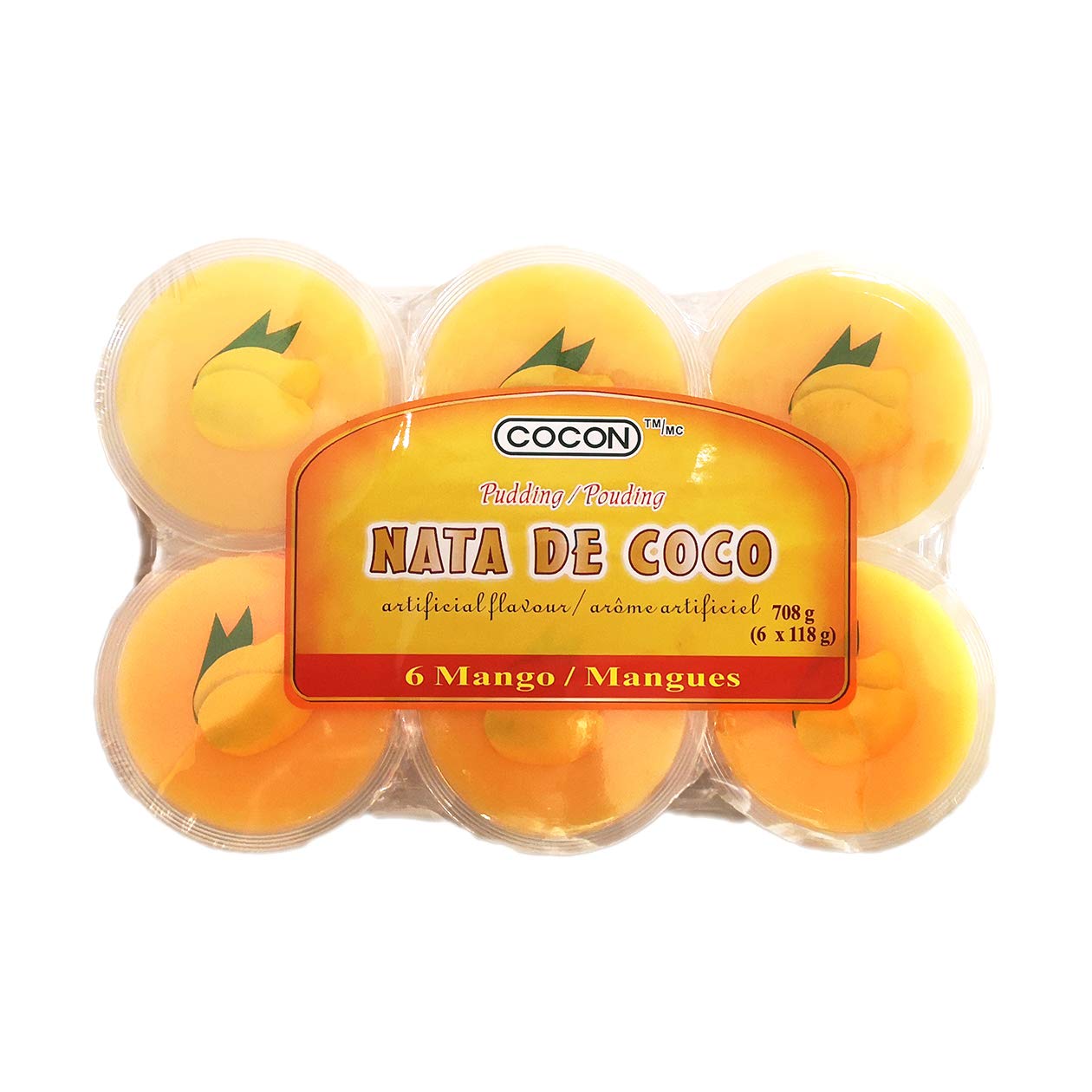 COCON NATA de Coco Pudding - Mango Flavour (6x118g)