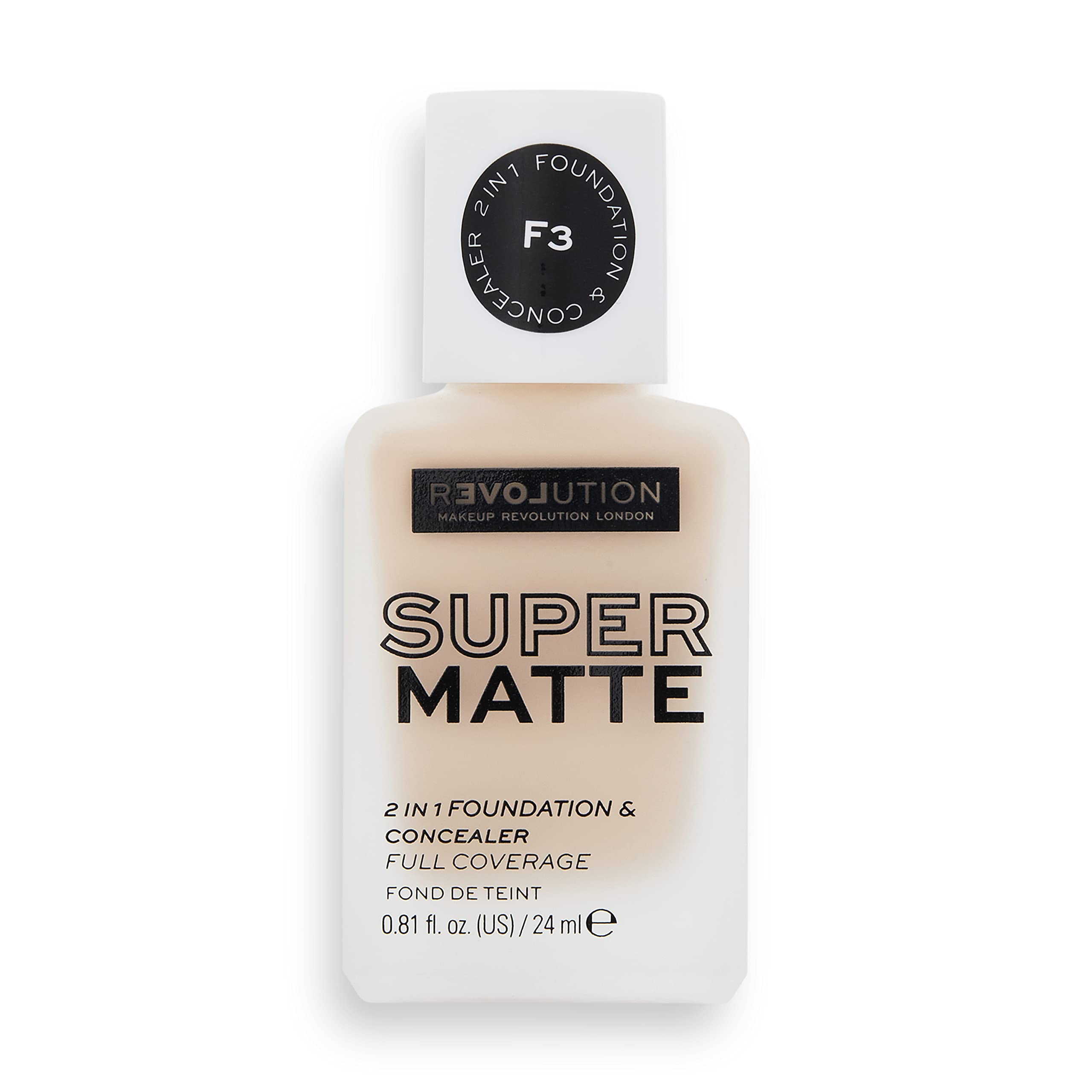 Revolution ReloveSupermatte Foundation 24 ml, F3