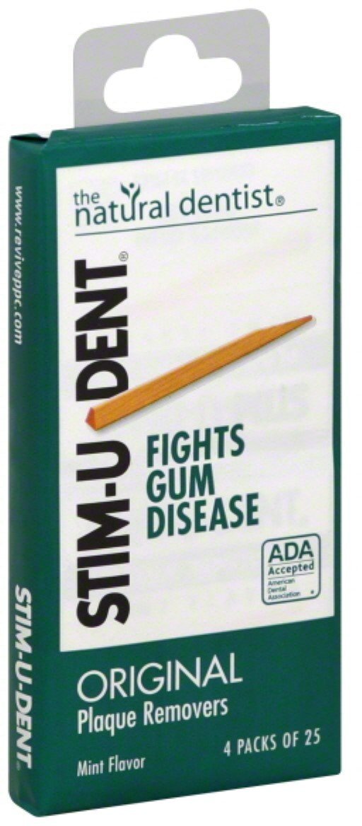 Stim-U-Dent Plaque Removers Mint 100 Each (Pack of 9)