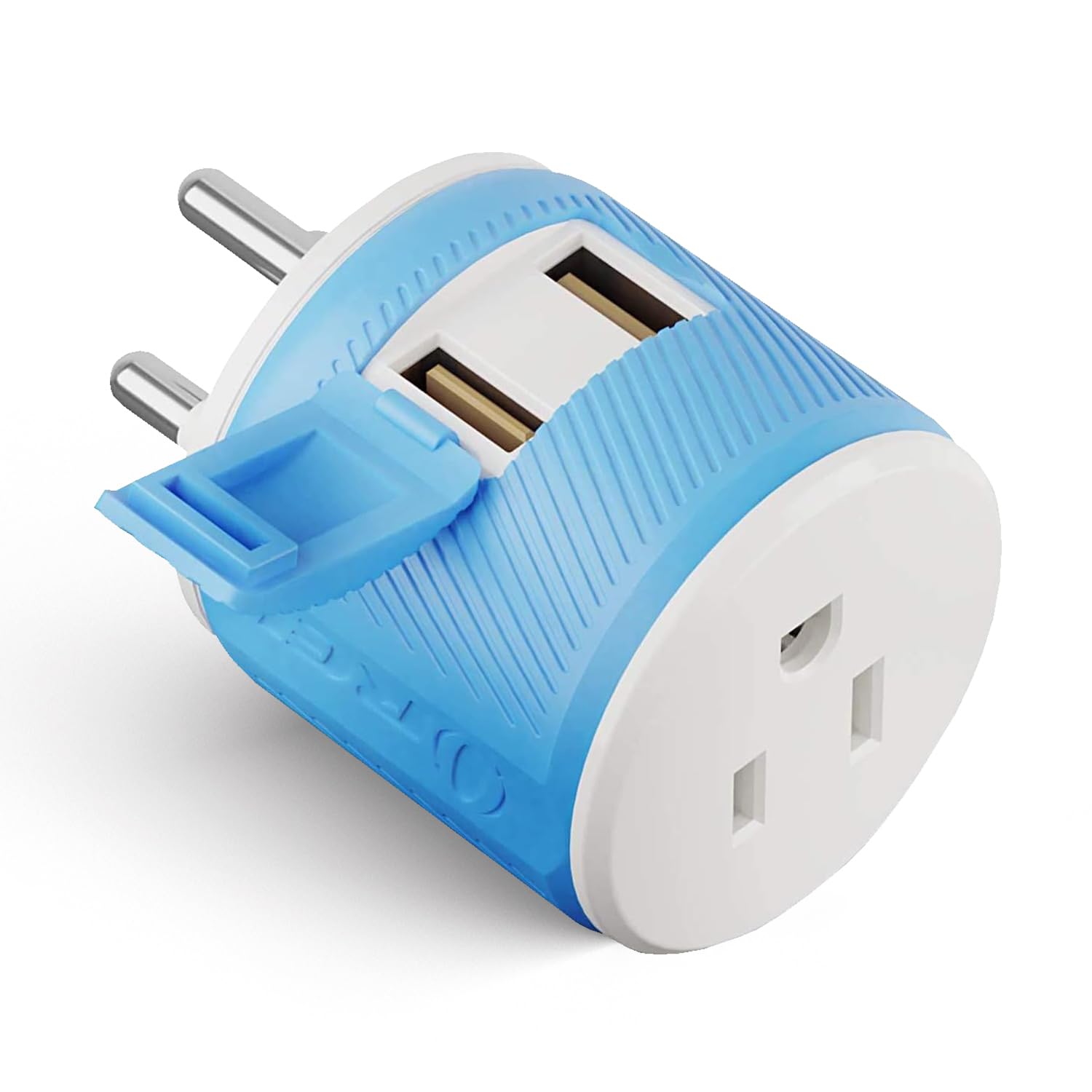 OREI Thailand Travel Plug Adapter with Dual USB - USA Input - Type O (U2U-18), Will Work with Cell Phones, Camera, Laptop, Tablets, iPad, iPhone and More