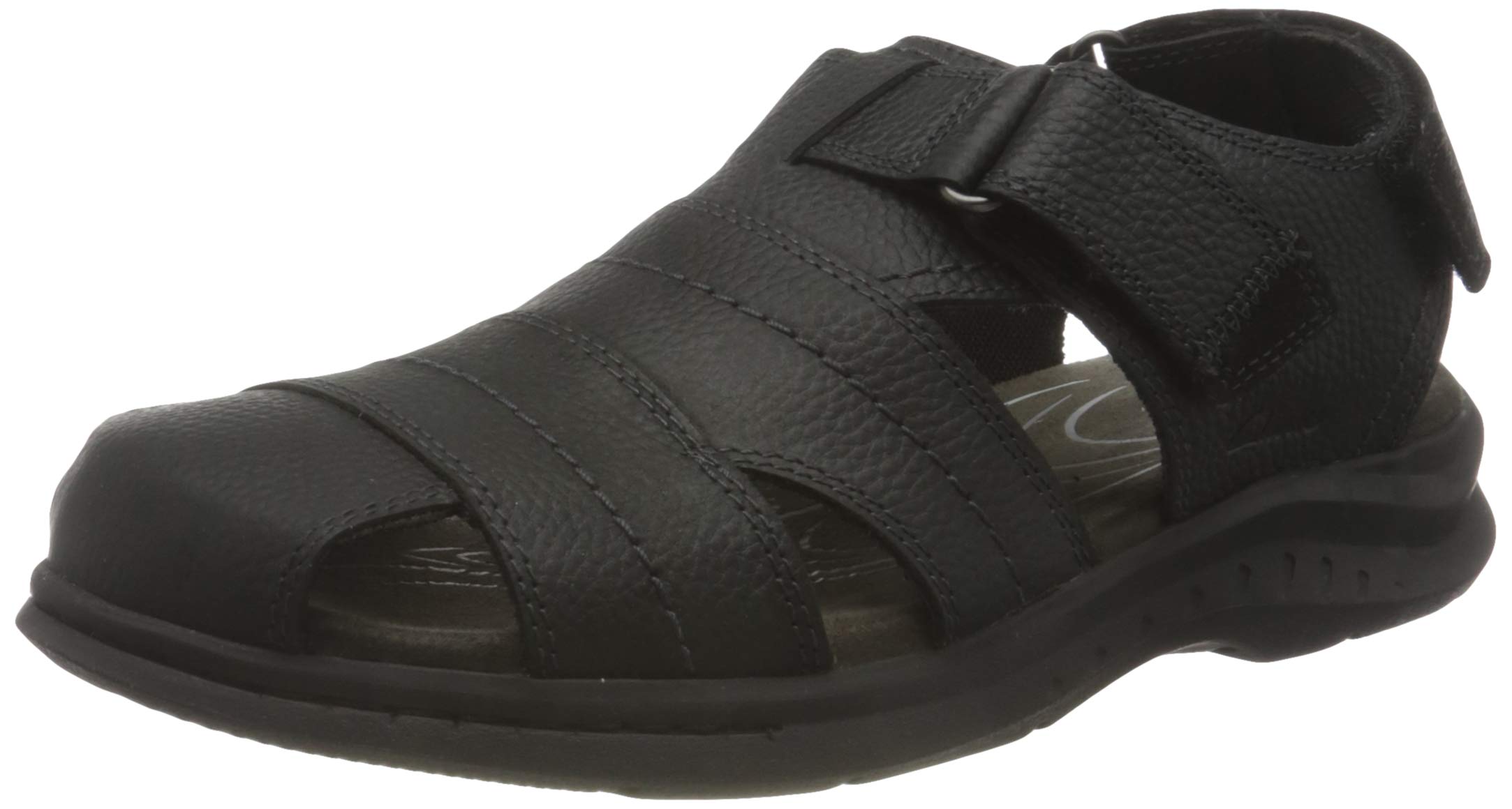 Clarks Mens 26158014 Black Blk Tumbled Lea Sandal - 7 UK (261580137)