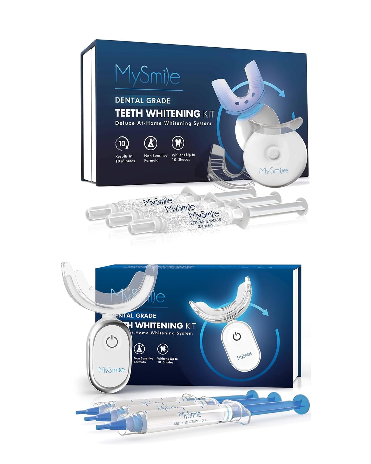 MySmileTeeth Whitening Kit with LED Light, 10 Min Fast Teeth Whitener