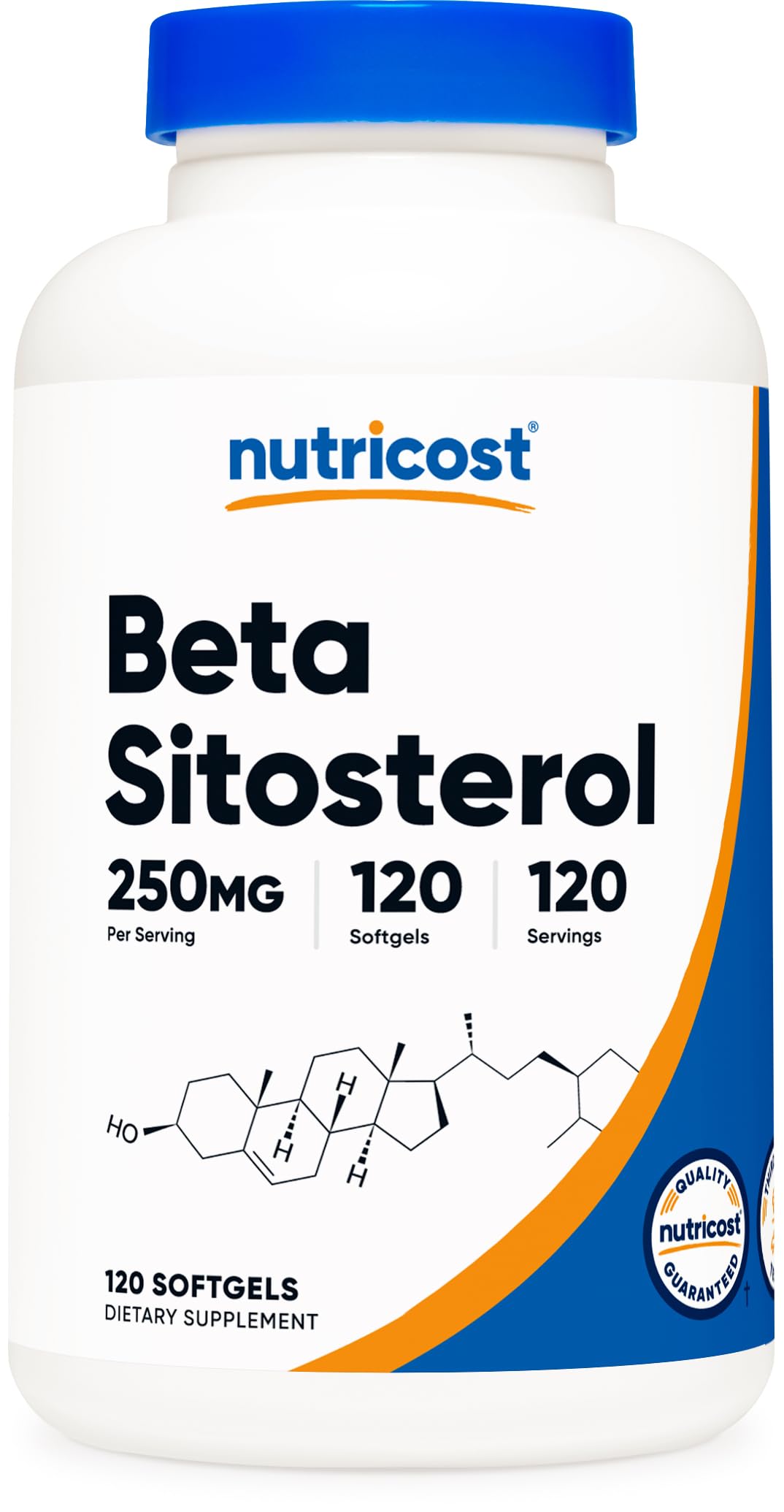 NutricostBeta Sitosterol 120 Softgels, 250mg - Non-GMO, Gluten Free Supplement