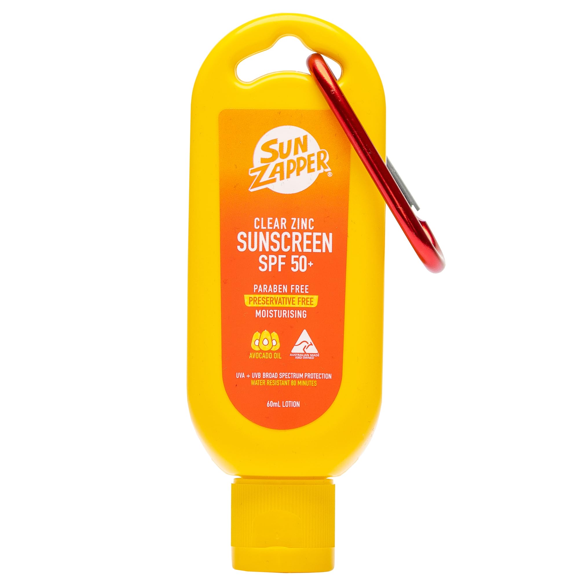 Sun ZapperClear Zinc Oxide Sun Cream SPF 50 + 60ml Zinc Sunscreen