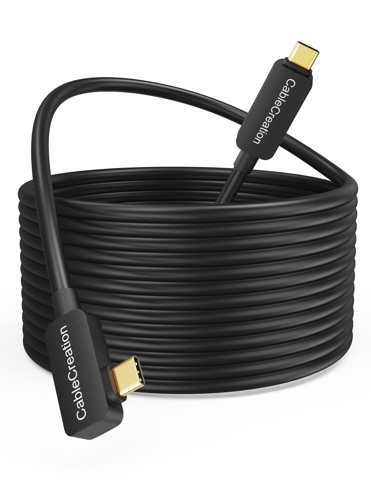 CableCreationCompatible with Quest 2 Cable Fiber Optic 16 FT, USB 3.2 Gen2 USB C to USB C Cable 10Gbps High Speed Data Transfer for Oculus Quest 2, Virtual Reality Headsets Gaming PC,5M