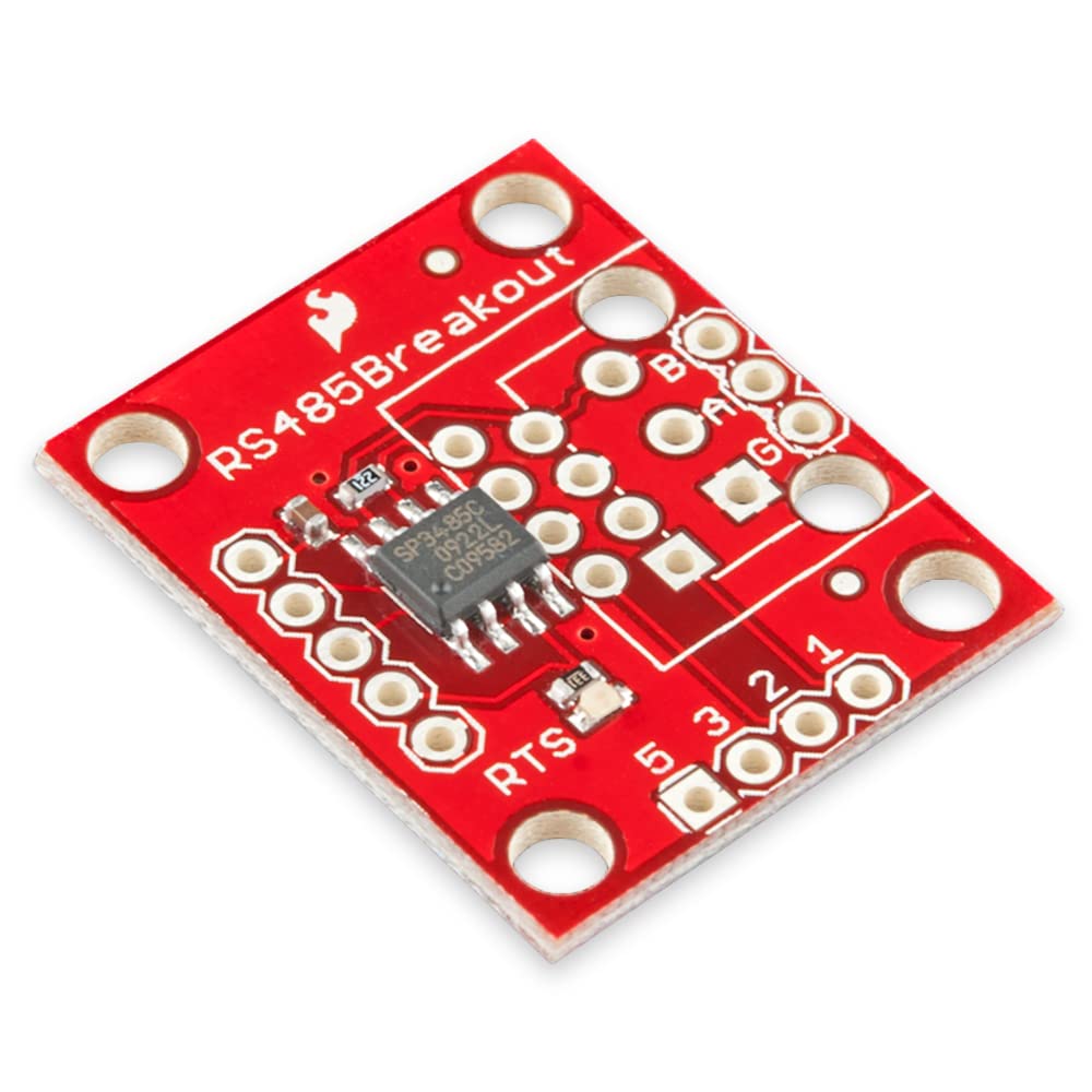 SparkFun Transceiver Breakout - RS-485 SP3485 Half-Duplex Transceiver Operates from a Single +3.3V Supply, Interoperable with +5.0V Logic