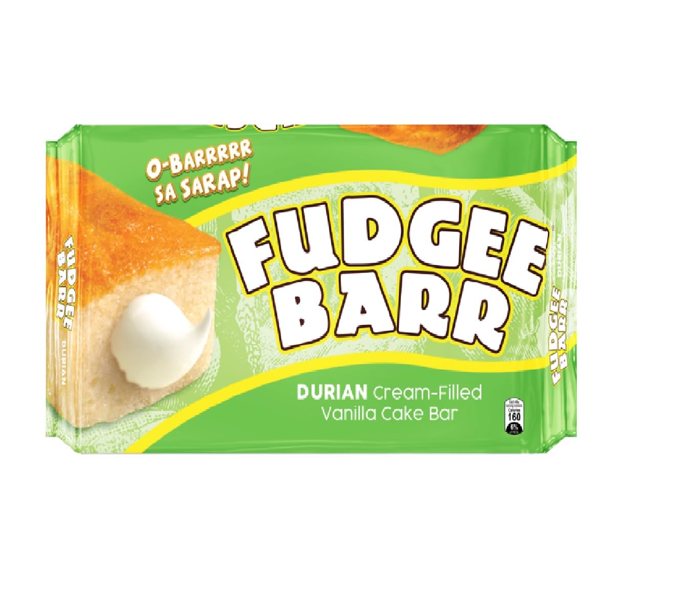 Fudgee Barr Durian Cake Bar - 400 gm