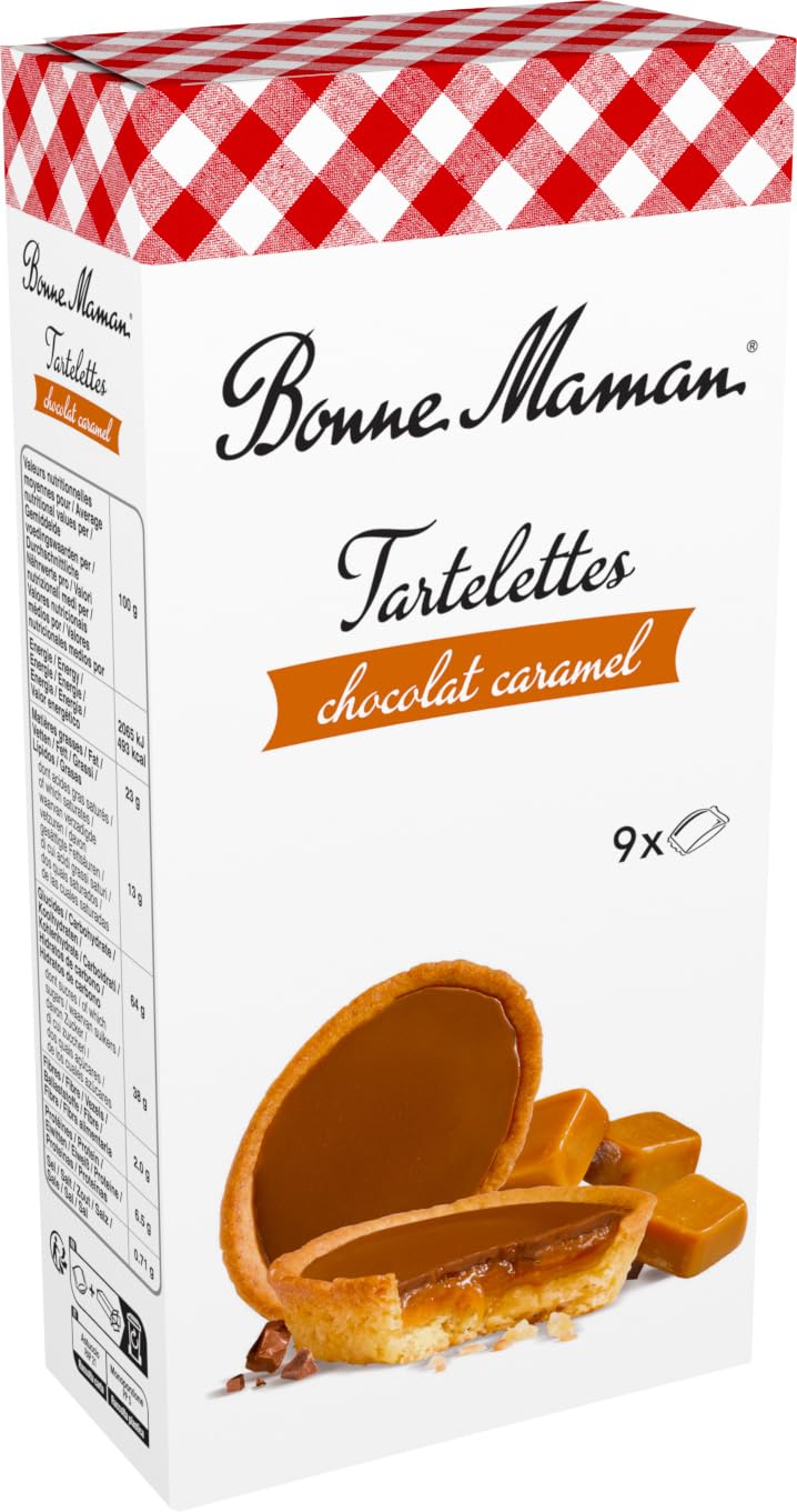 Bonne Maman Tartelettes Chocolat Caramel, 135g