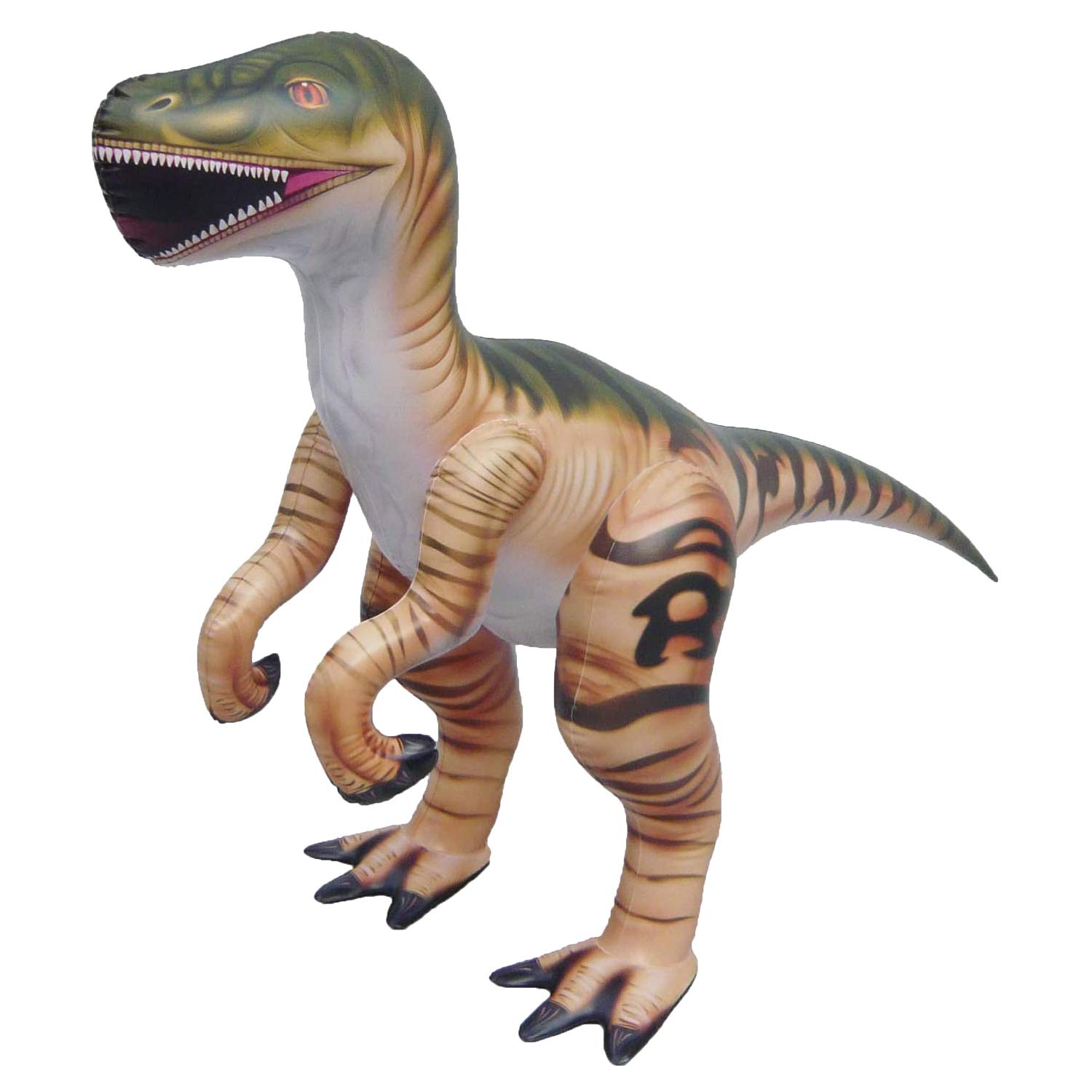 Jet Creations51 inch Inflatable Plush Velociraptor Raptor, Dinosaur World Jurassic Room Décor Party Favors Decorations, DI-RAPTOR