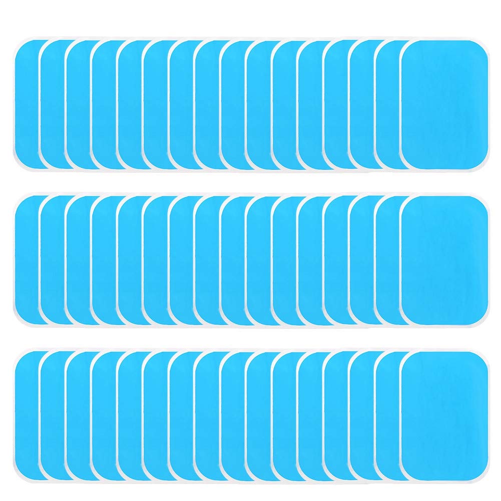 Adakel 60 pieces EMS gel pad, adhesive pads for EMS trainer, abs trainer, electric muscle stimulation, abs trainer, replacement gel sheet replacement pad.