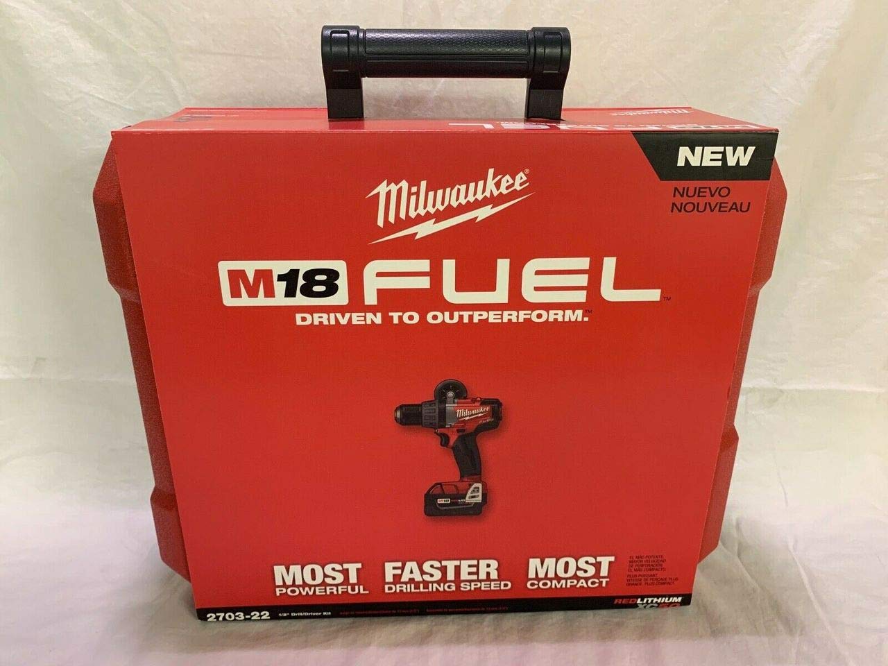 Milwaukee2703-22 XC M18 Fuel Brushless 1/2-Inch Drill/Driver 18v 4.0aH