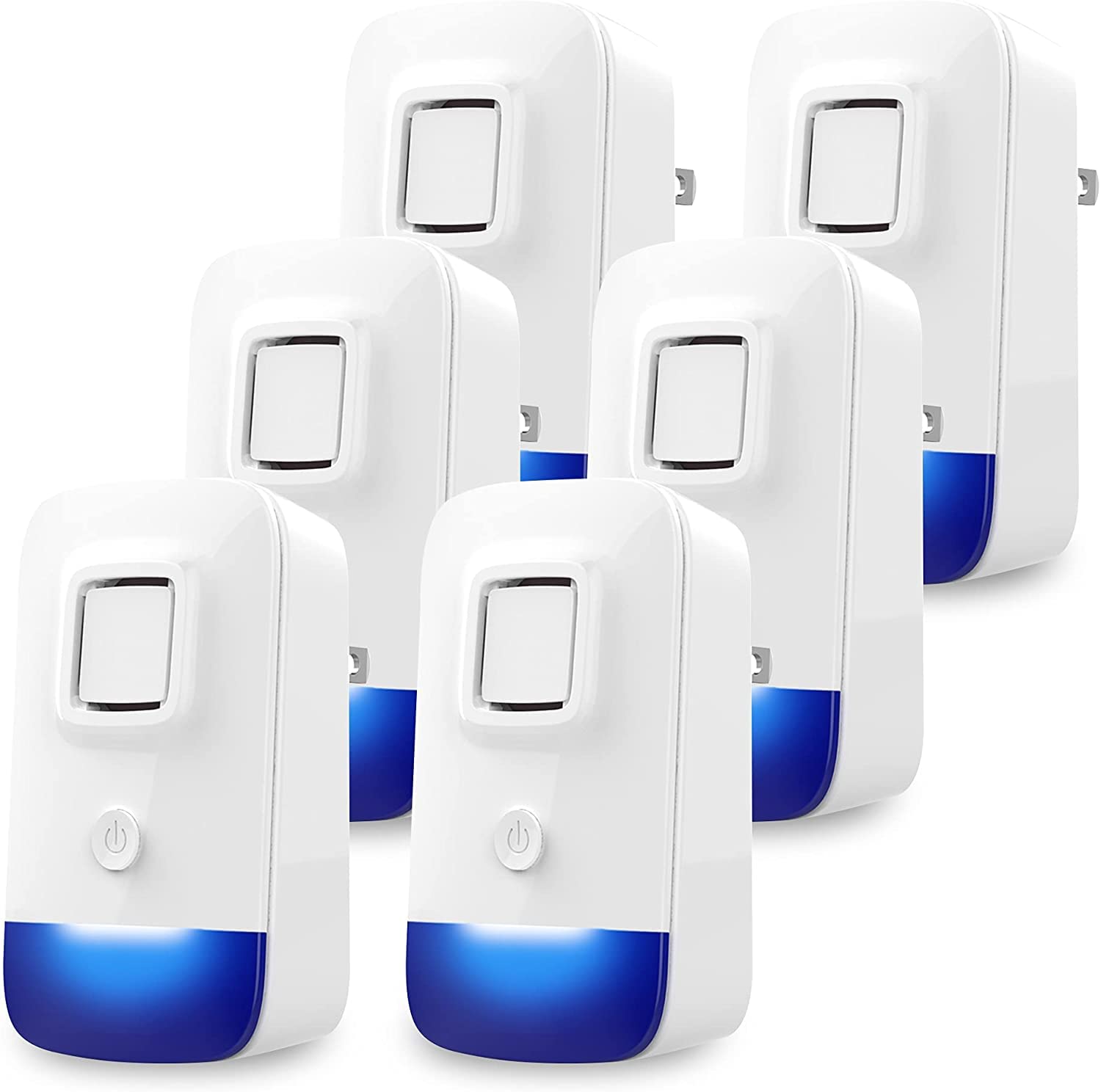 Ultrasonic Pest Repeller 6 Pack, Electronic Plug-in Indoor Pest Repellent, Ultrasonic Pest Repellent, Indoor Pest Control for Home, Kitchen, Office, Garage, Hotel