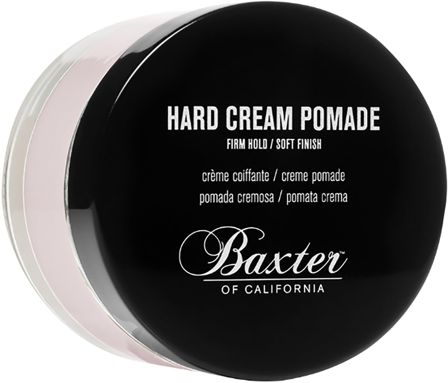 Baxter of California Hard Cream Pomade for Men | Natural Finish | Firm Hold | Hair Pomade