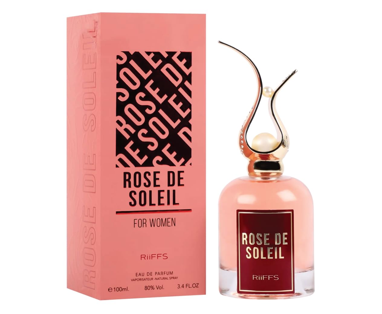 Rose De Soleil - Inspired Alternative Perfume | Scandal Women Eau De Parfum 100ml | Jasmine and Caramel Fragrance | Riiffs Rose De Soleil for Women by Sapphire’s choice