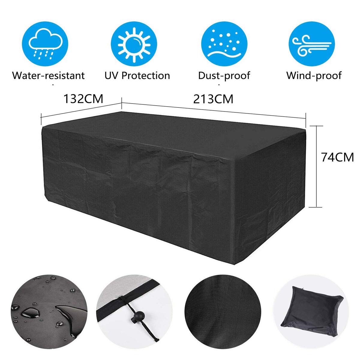 Waterproof Anti Dust Furniture Cover (213 x 132 x 74cm)