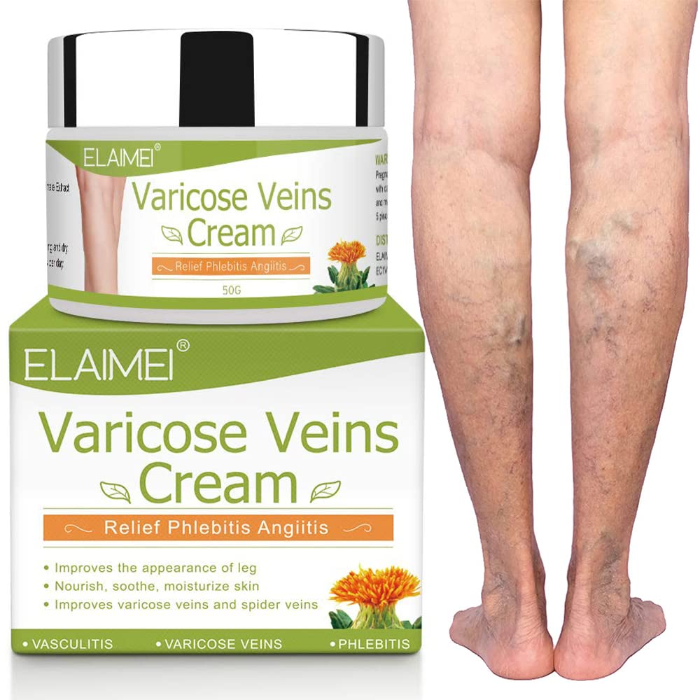 Varicose Veins Cream, Varicose Vein Soothing Leg Cream, Relief Phlebitis Vein Treatment Legs spider Veins Improves the Appearance of Leg Relieves Varicose Vein Discomfort Pain Strain