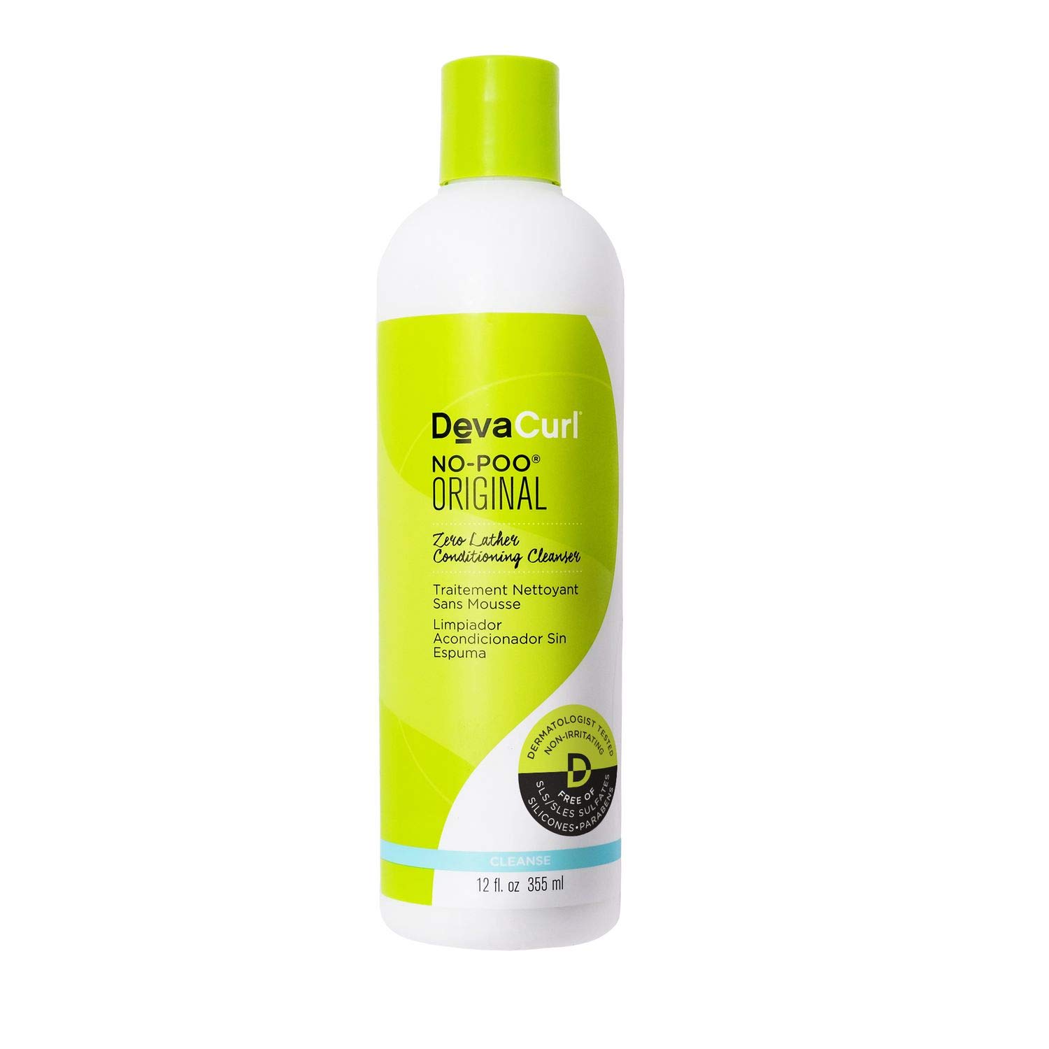 DevaCurl No-Poo Zero Lather Conditioning Cleanser For Unisex 12 oz Cleanser