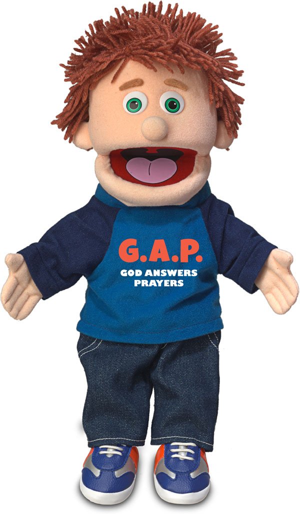 Silly PuppetsGod Answers Prayers | 14" Boy Hand Puppet by