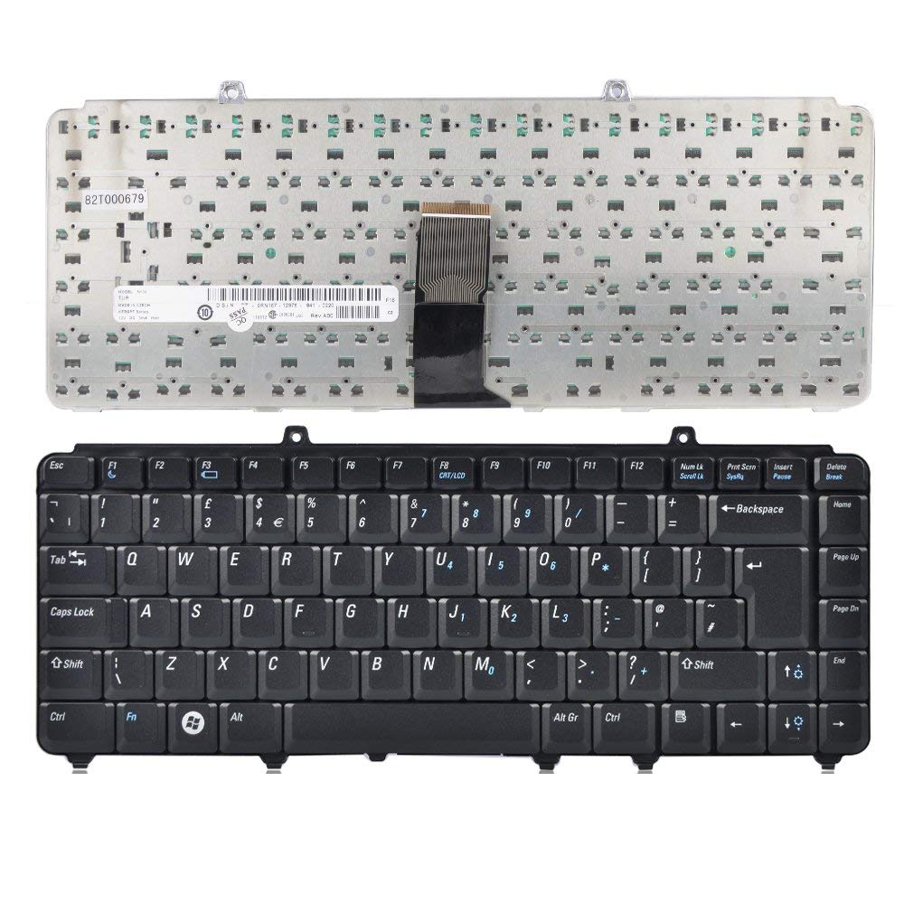 Brand New Replacement Keyboard for Dell Inspiron 1545 PP41L P446J UK Black by TB