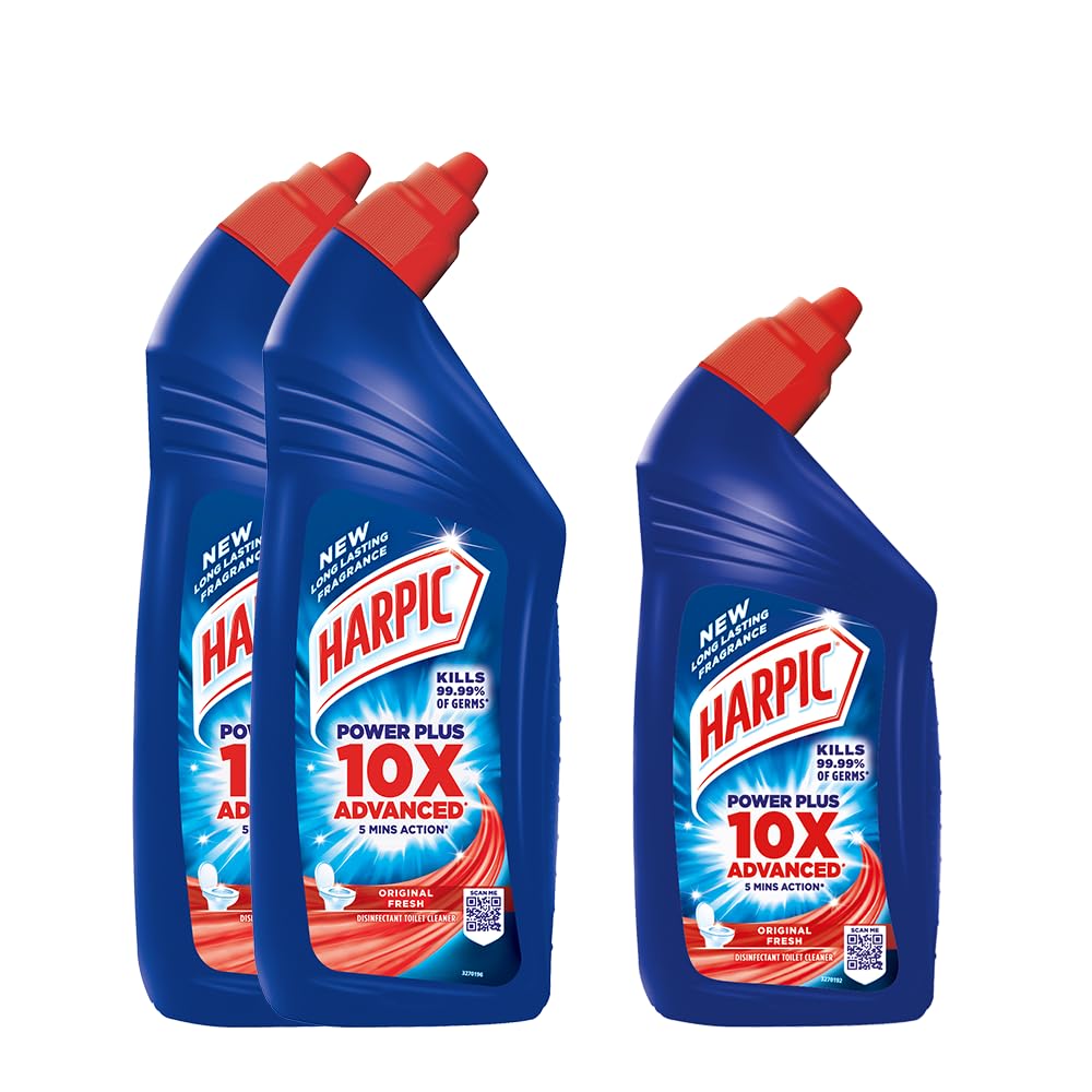 Harpic 2.5 Litre - Original, Disinfectant Toilet Cleaner Liquid | Suitable for Toilet Bowls