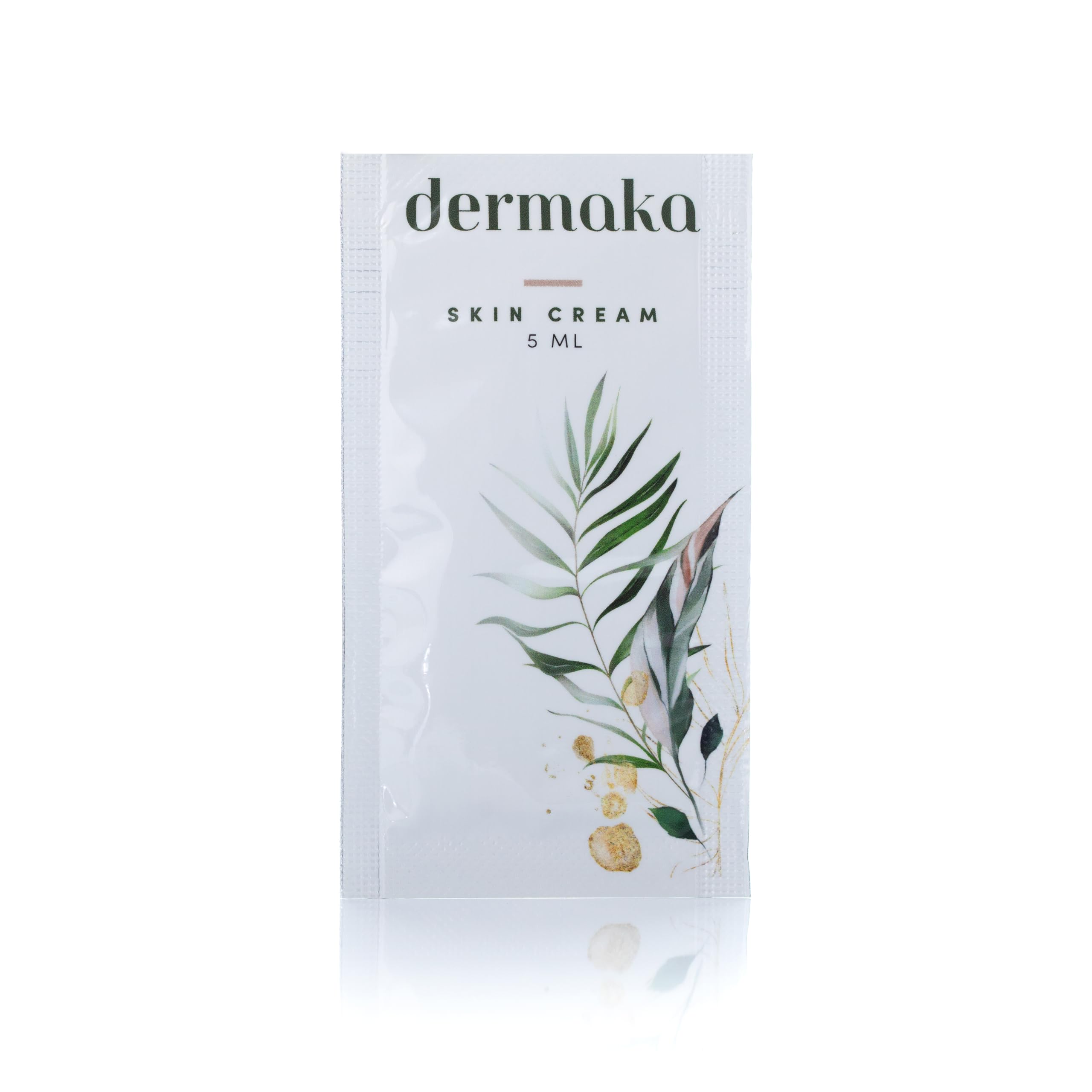 Dermaka 5ml 25 Packets All-Natural Skin Cream- Moisturizing Lotion Formulated by a surgeon to aide in healing skin, White