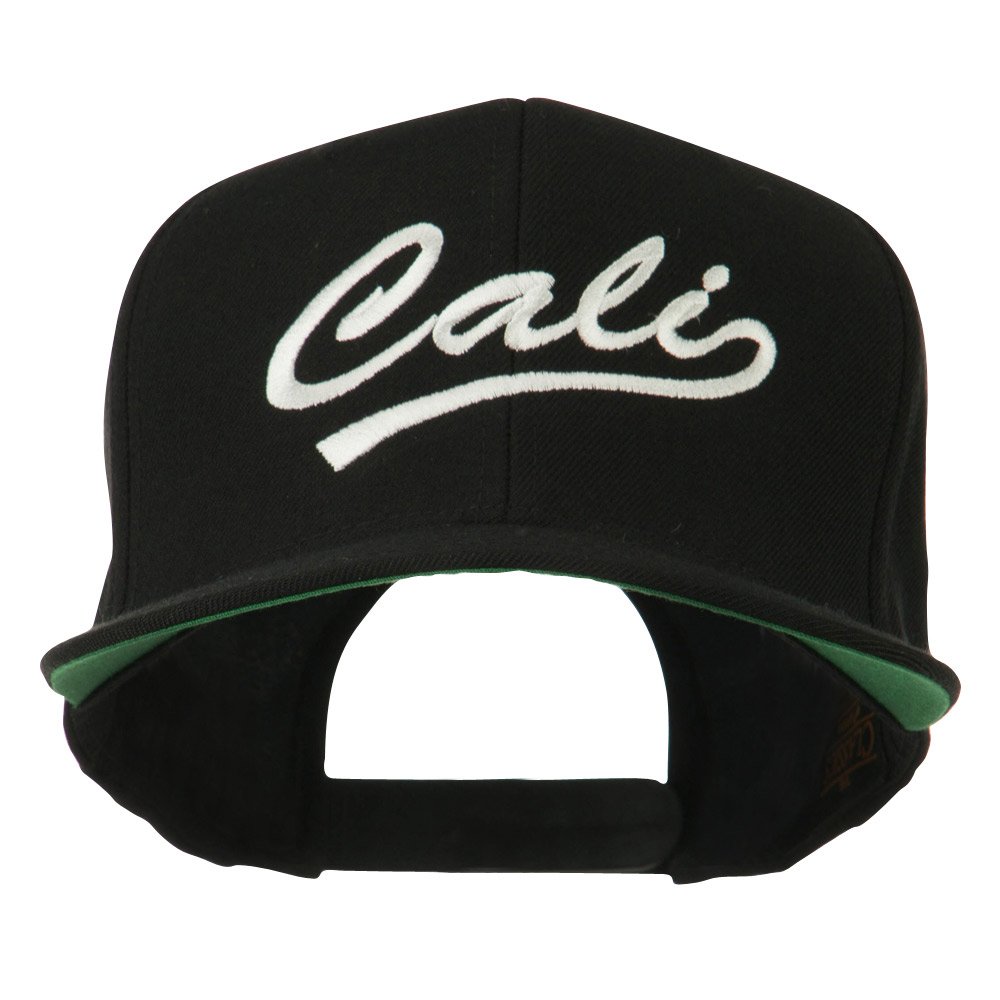 e4Hats.com Cali Embroidered Flat Bill Cap