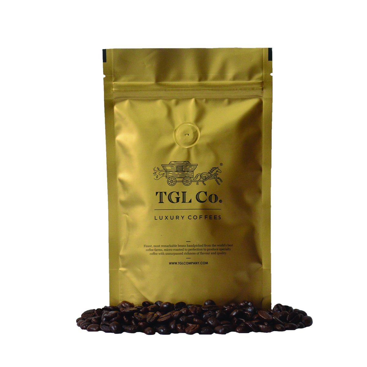 TGL Monsoon Malabar AAA Roasted Coffee Beans (100 Grams) | 100% Arabica Coffee