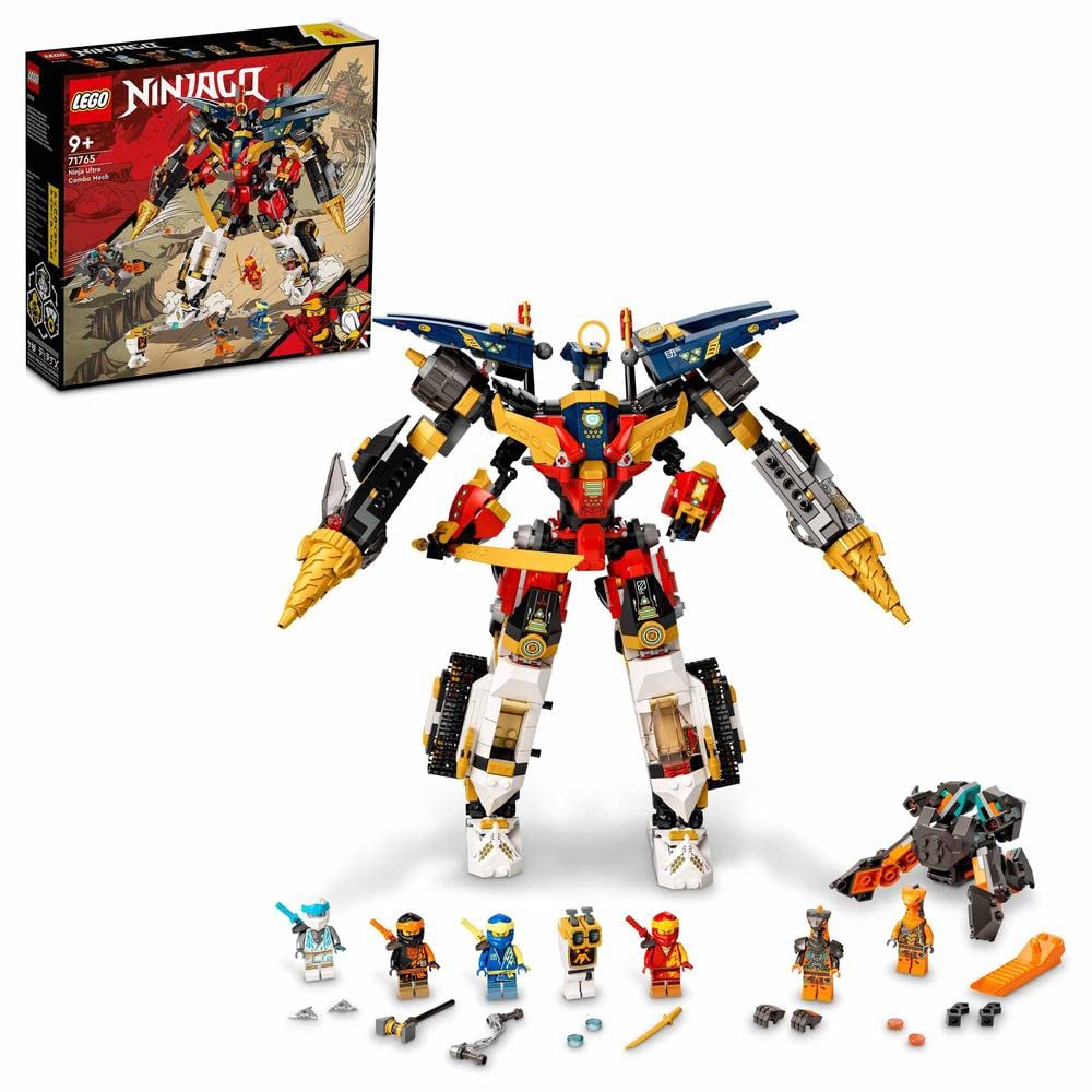 LEGONINJAGO Ninja Ultra Combo Mech 71765 Building Blocks Toy Set; Toys for Boys, Girls, and Kids (1,104 Pieces)